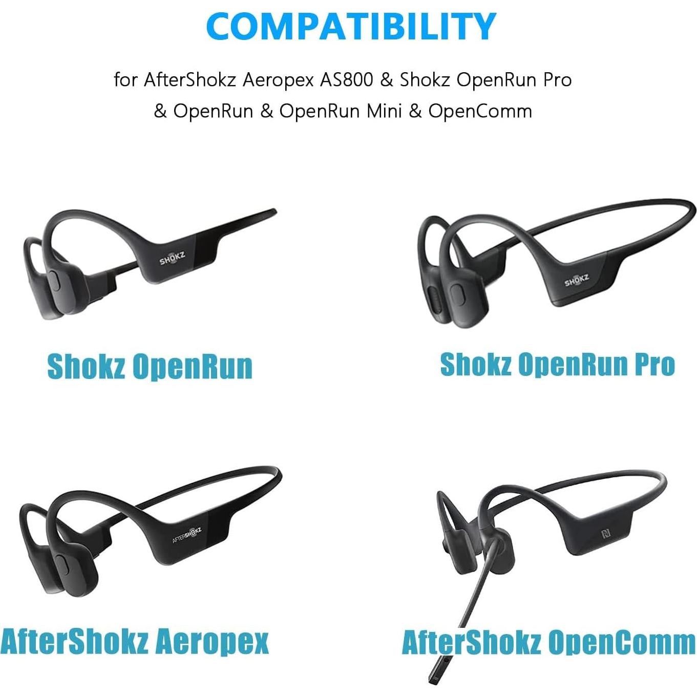 Cargador Rápido de Pared YCWZZH para AfterShokz Aeropex