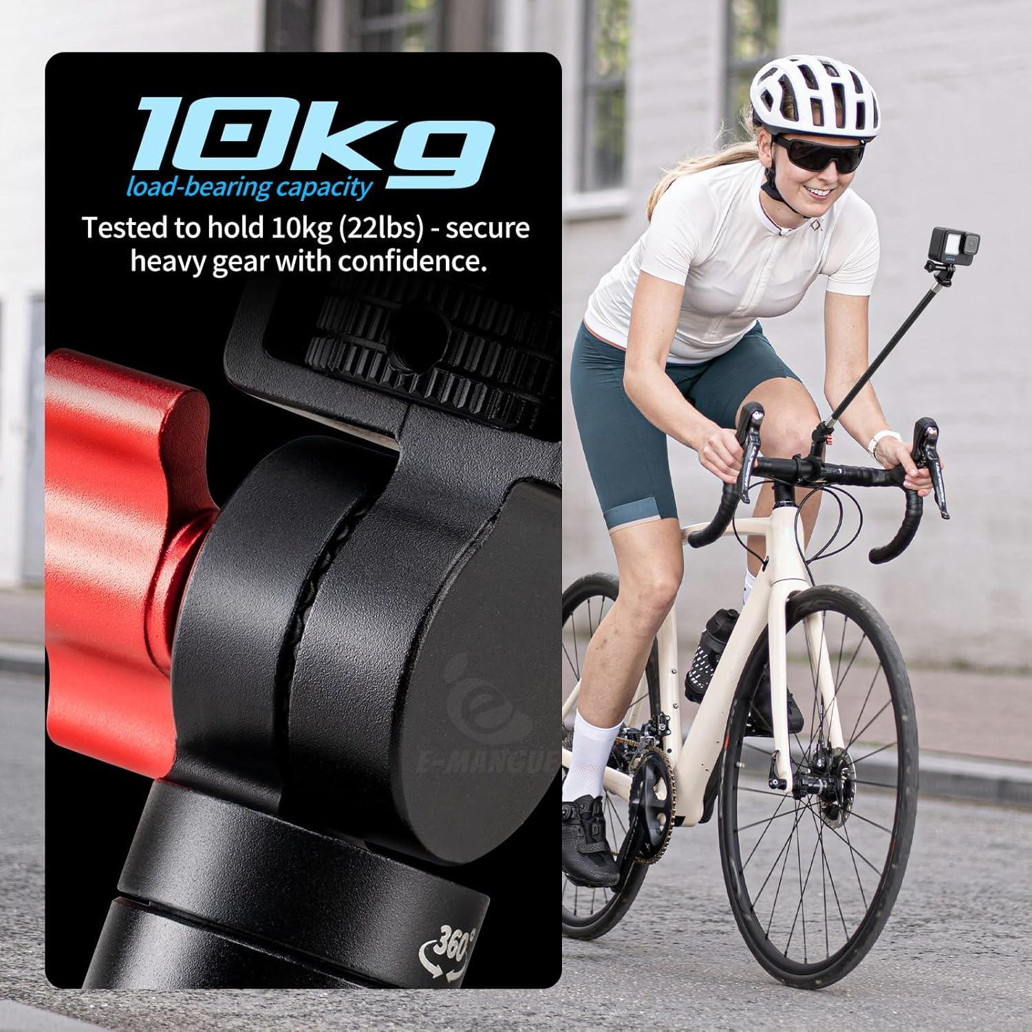 Soporte de Manillar para Bicicleta E-Mangue Ajustable 360°