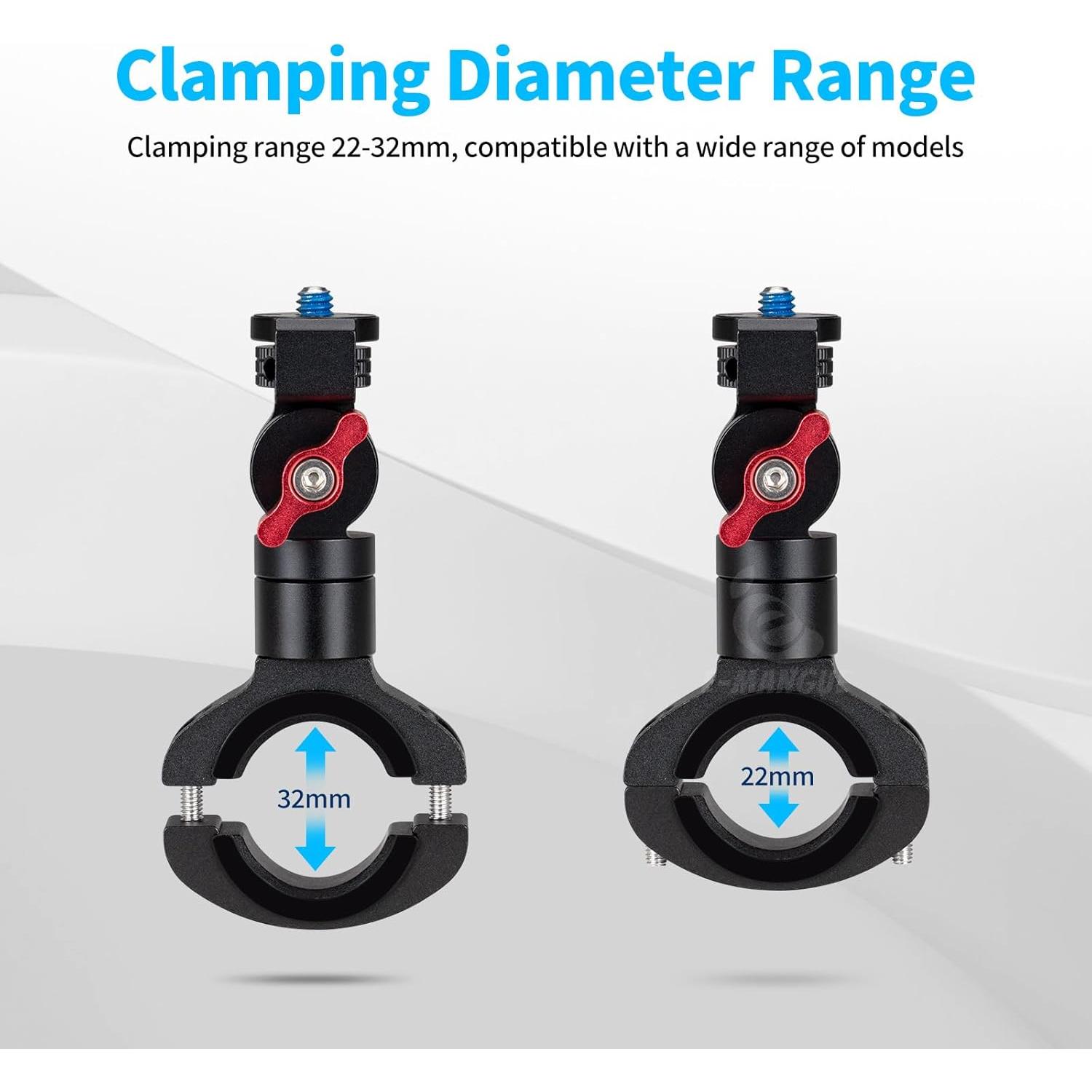 Soporte de Manillar para Bicicleta E-Mangue Ajustable 360°