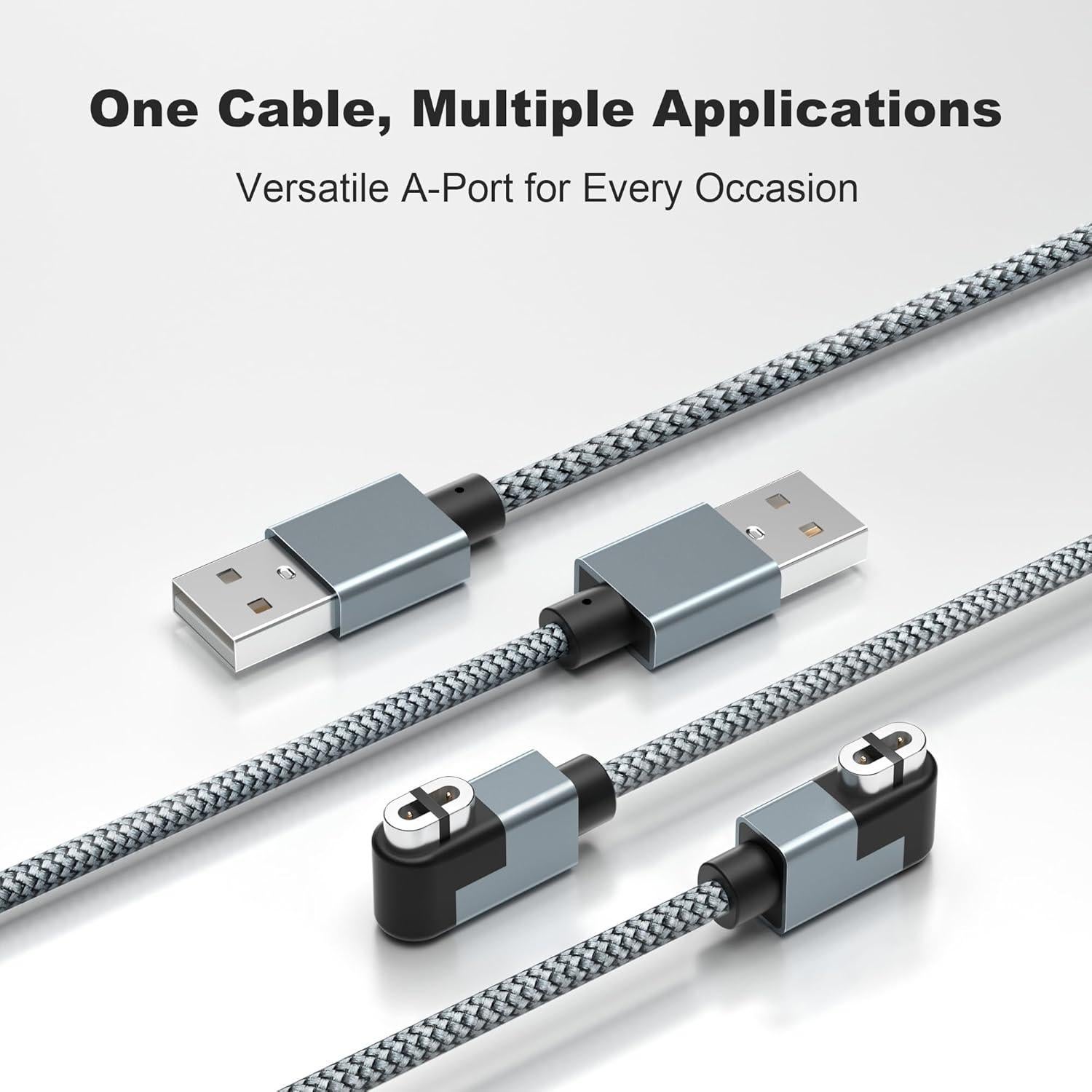 Cable de Carga Magnético RUXELY 1.2M para Auriculares Shokz