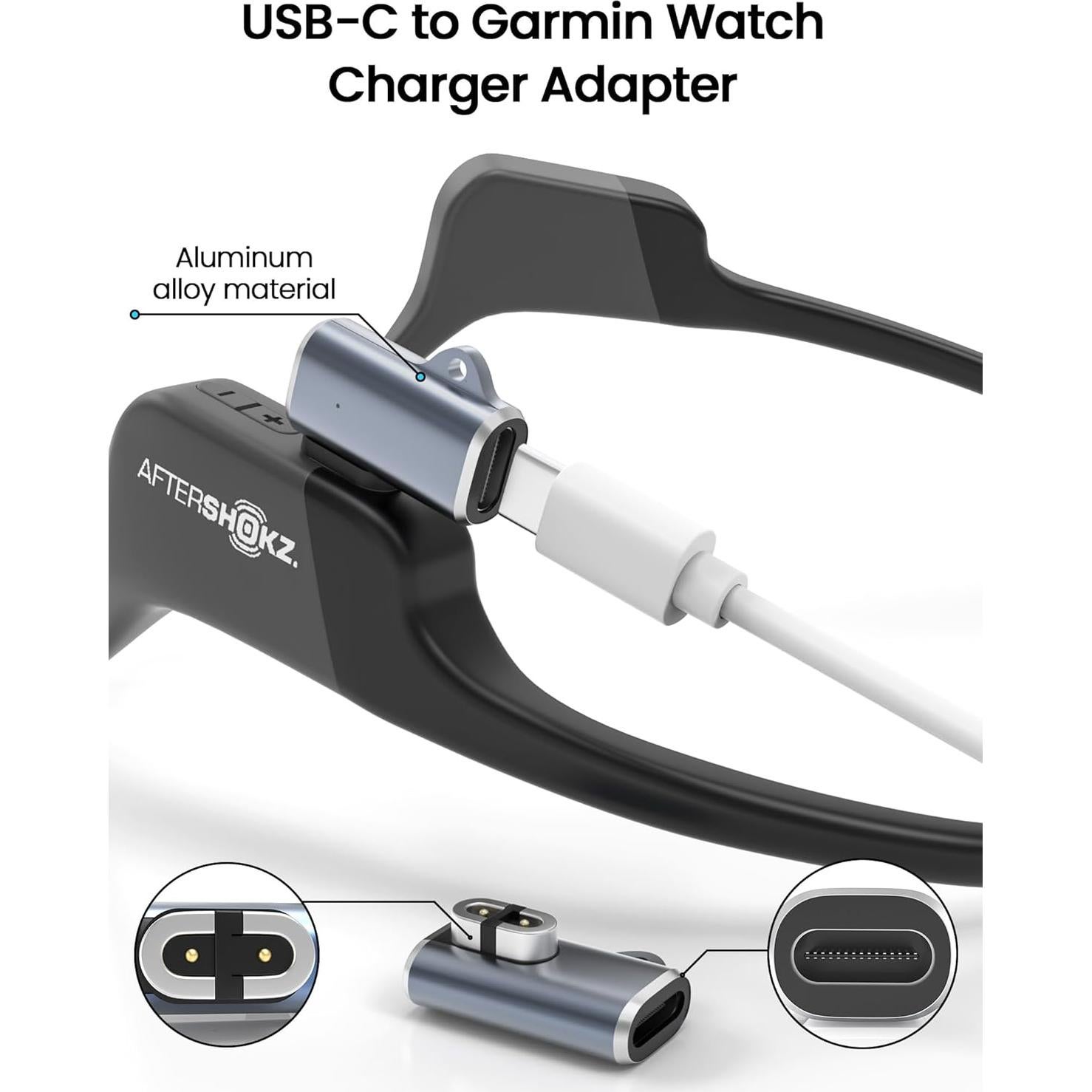 Cargador Magnético USB C Sinoacc para Auriculares Shokz - Paquete de 4