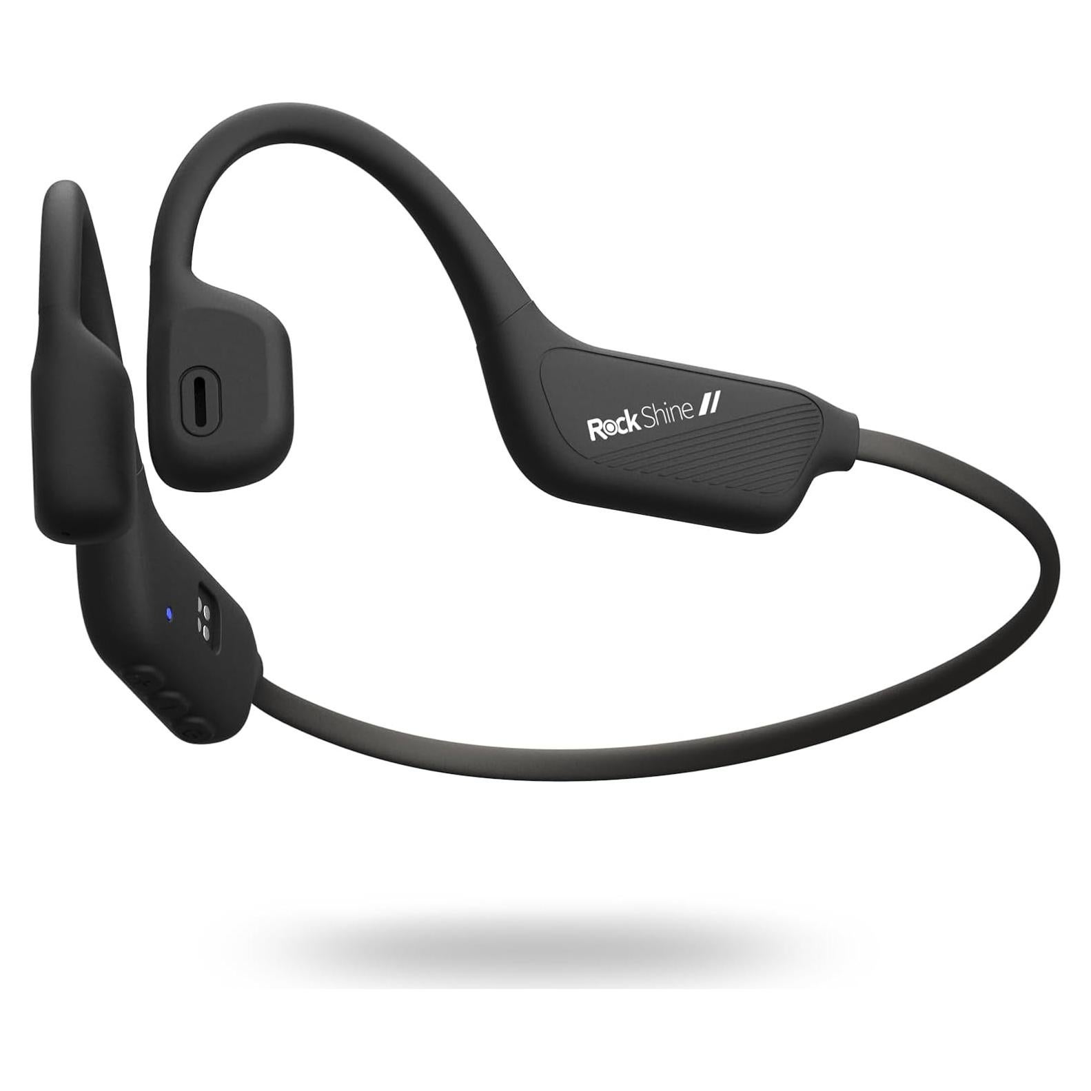 Auriculares Deportivos ROCKSHINE R1 - Conducción Ósea, Resistente al Sudor, Bluetooth 5.3