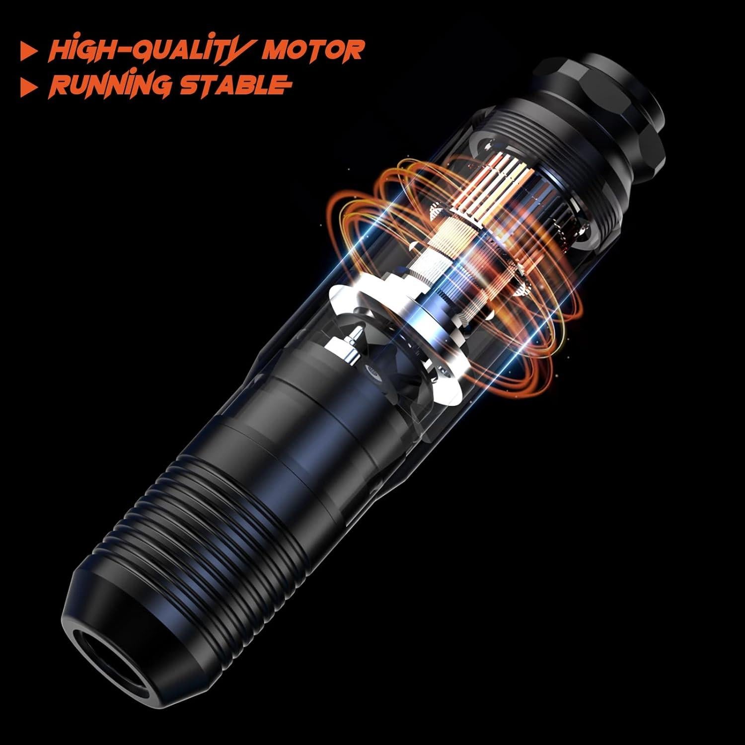 Kit de Tatuaje Inalámbrico Wormhole WTK178 con Batería