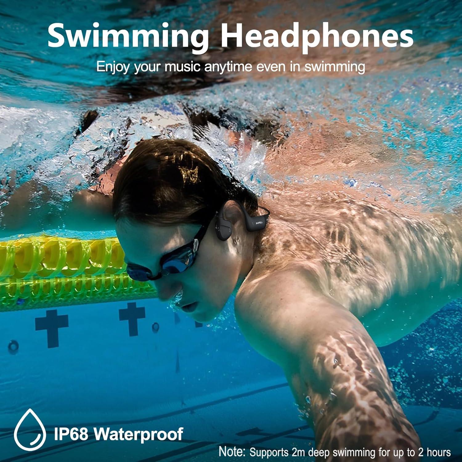 Auriculares deportivos Rhyfell Swim 5 Bluetooth 5.4 IP68 32GB