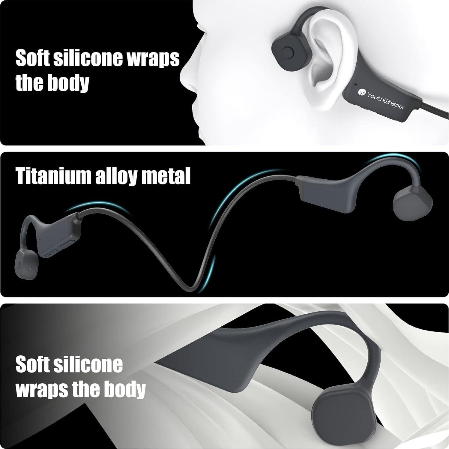 Auriculares Inalámbricos Bluetooth 5.2 Youthwhisper SuperQ3 IP67