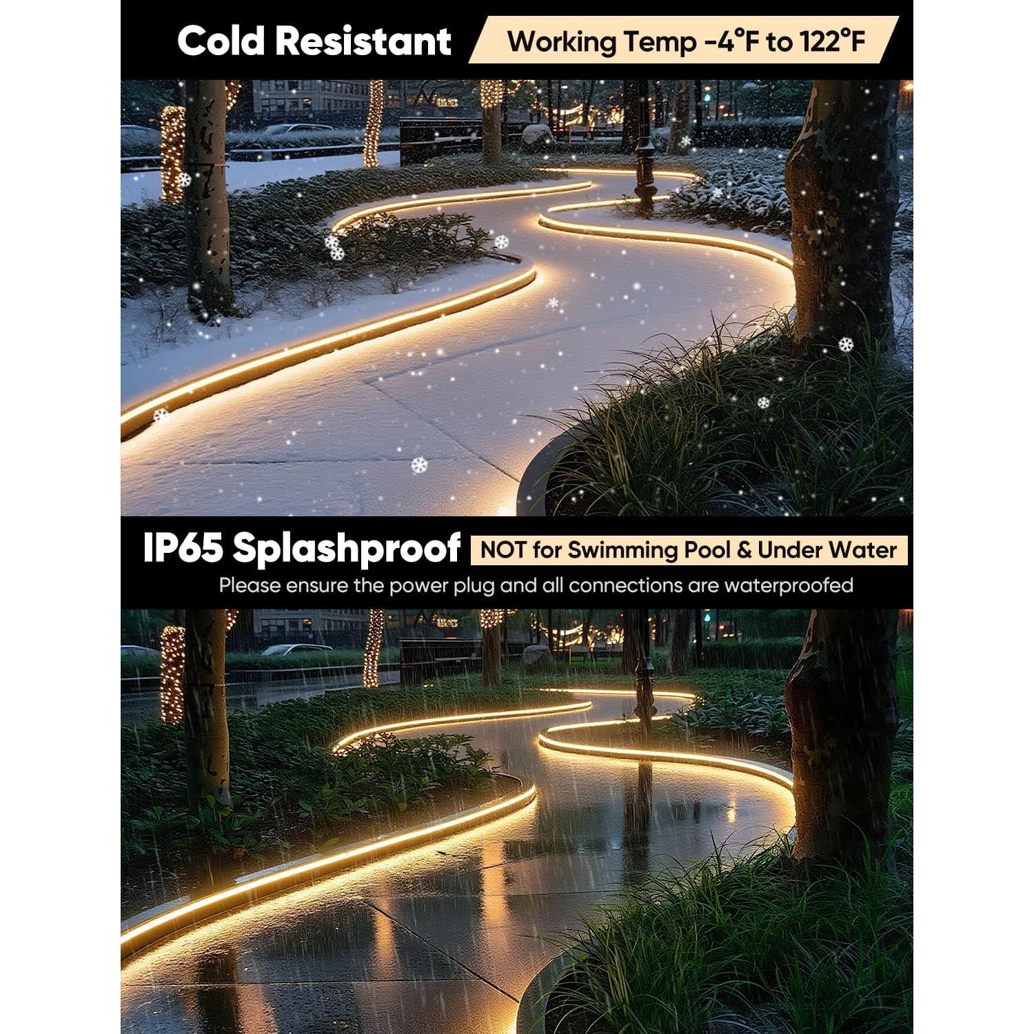 Tira de Neón LED 5M LMD 2800K Blanco Cálido Impermeable