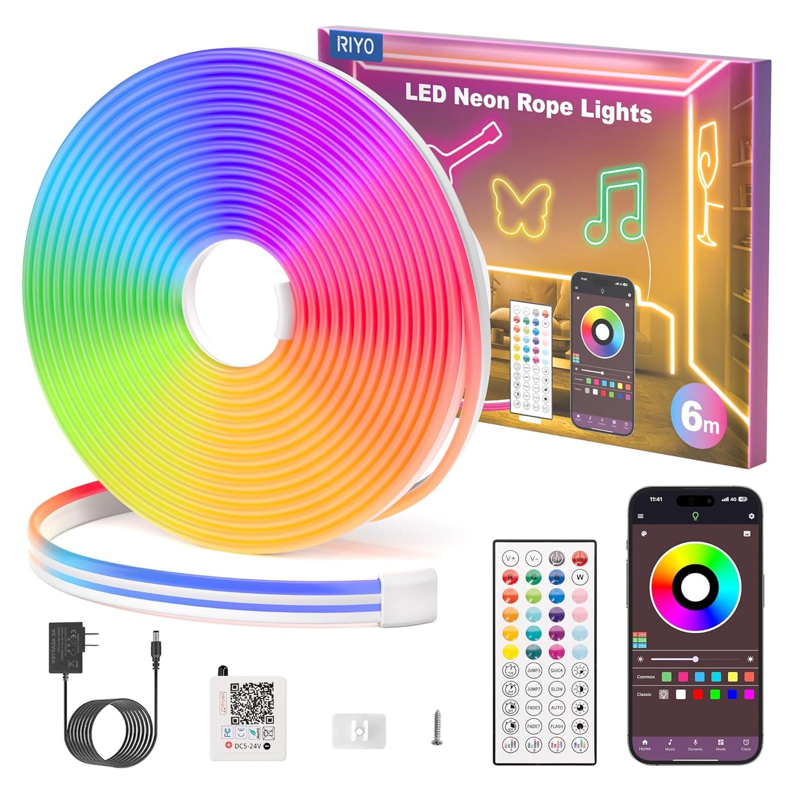 Luces de Cuerda LED RGB 6.1m LINK DREAM - Control Remoto y App