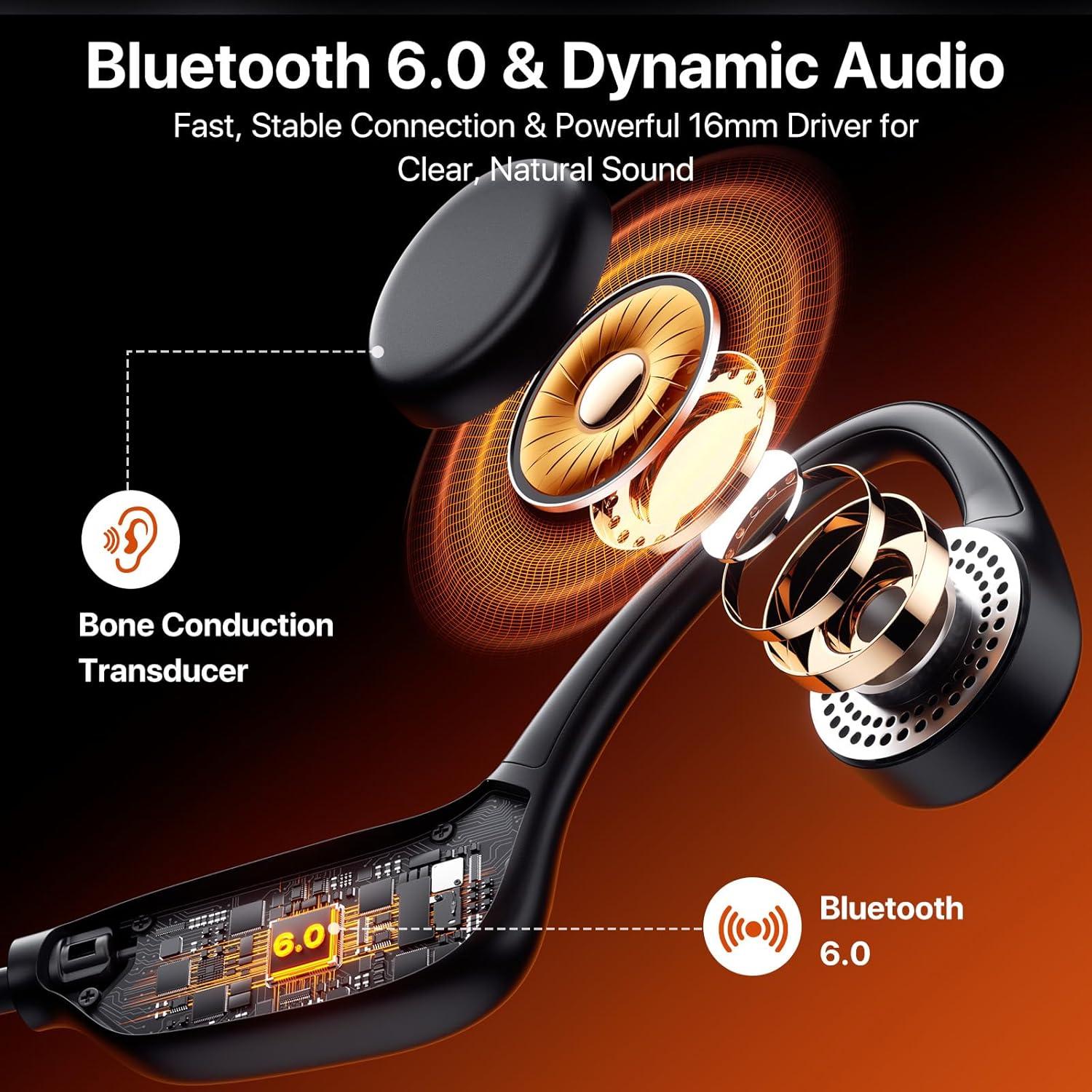 Auriculares Inalámbricos Conducción Ósea CPTEA X3, 10h Batería