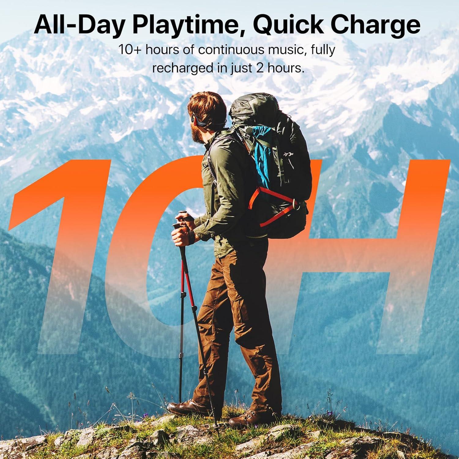 Auriculares Inalámbricos Conducción Ósea CPTEA X3, 10h Batería