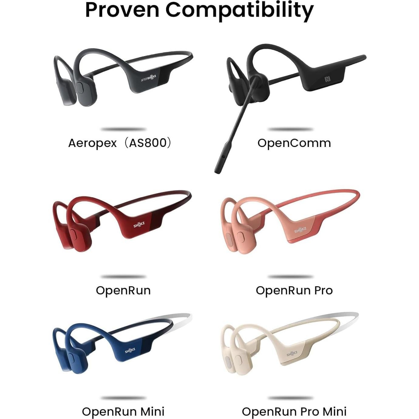 Cable de carga magnético USB Shokz 1.0 m para auriculares