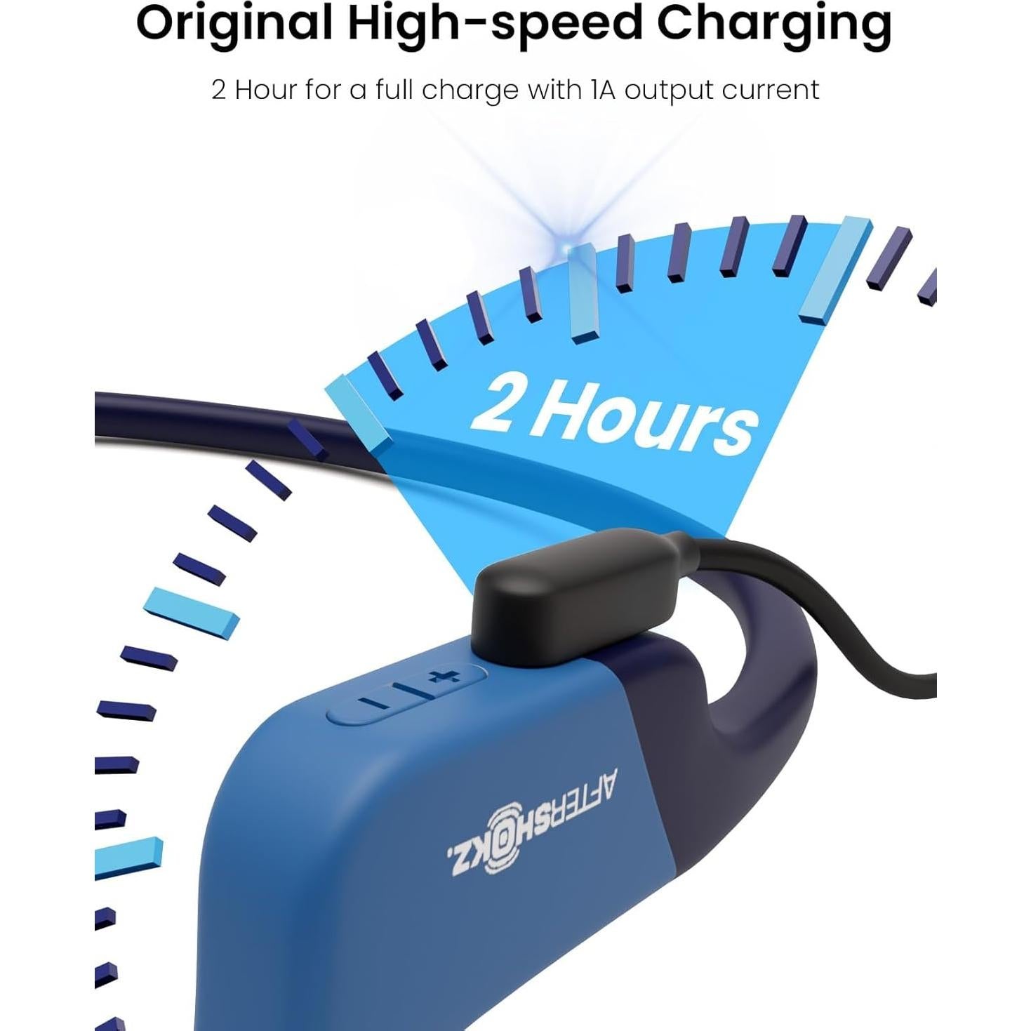 Cable de carga magnético USB Shokz 1.0 m para auriculares