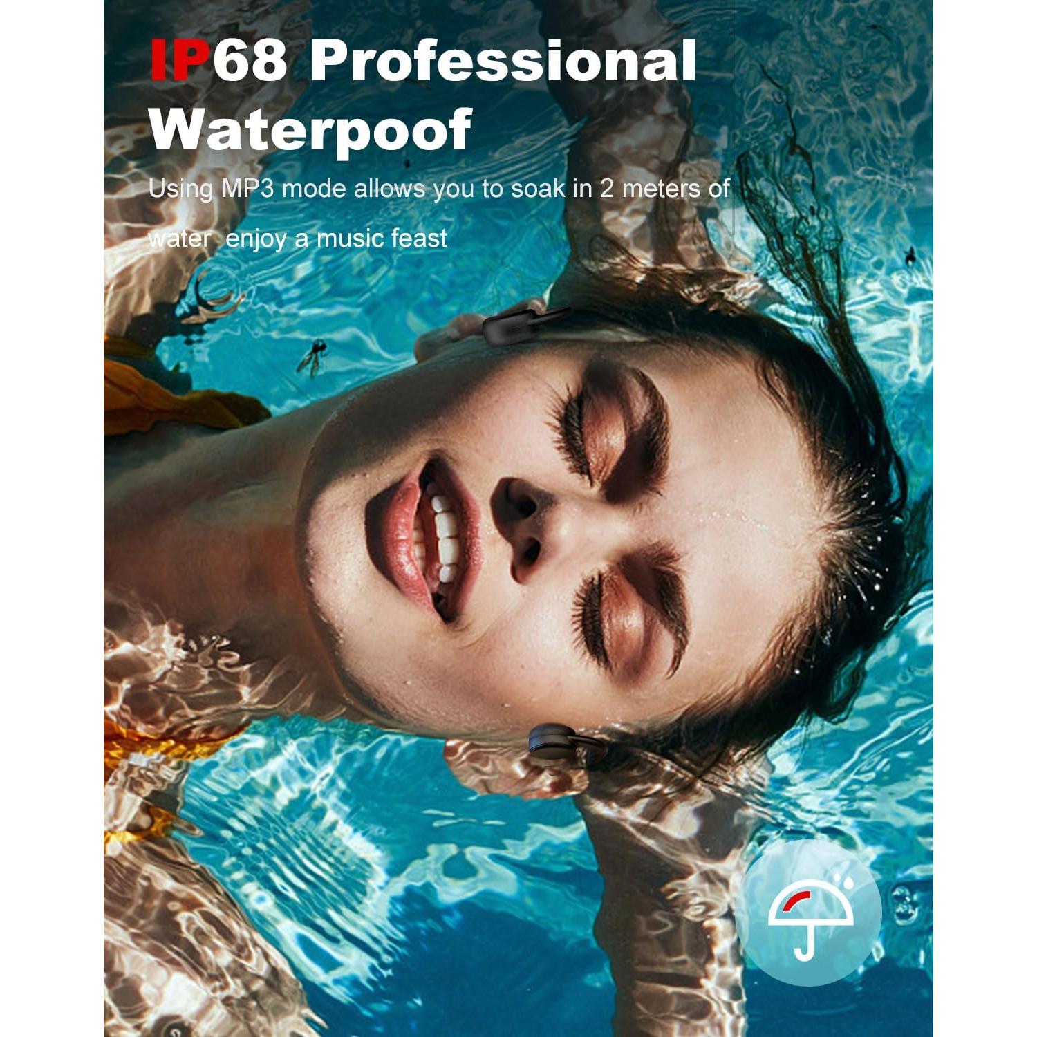 Auriculares de Conducción Ósea FEICO 32GB MP3 Impermeables IP68