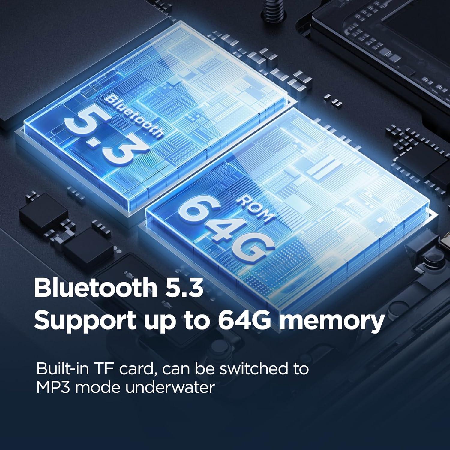 Auriculares Inalámbricos Sanag B60S, MP3 64GB, IPX8 para Natación