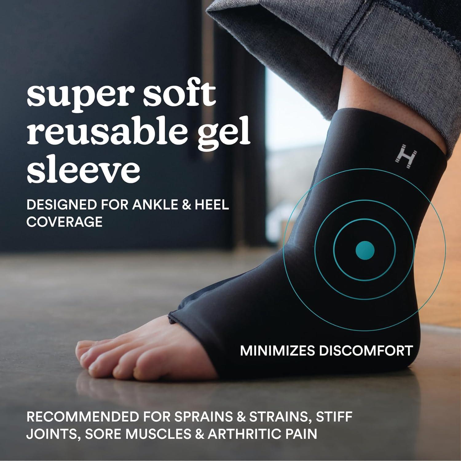 Manga de Tobillo de Gel Caliente y Frío Homedics 24.5x10 cm