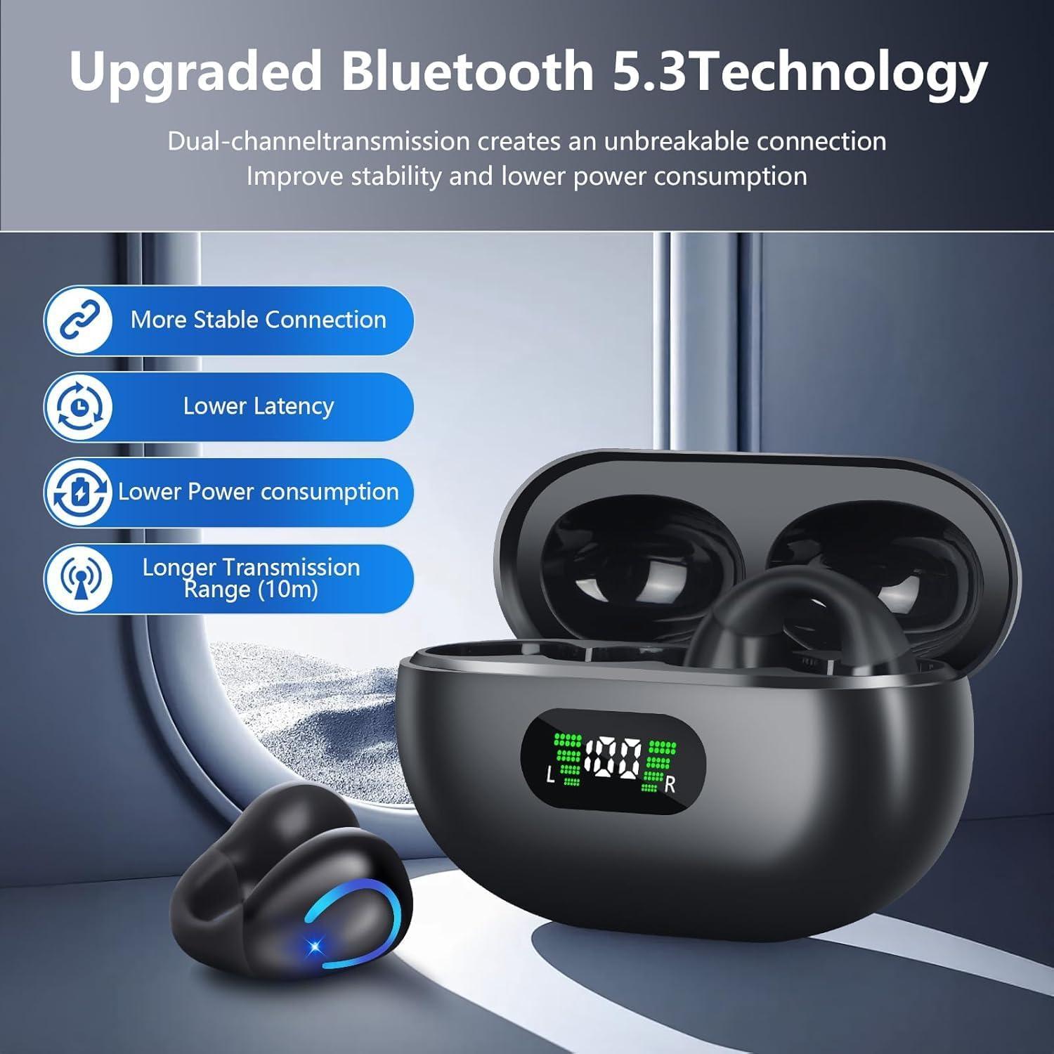 Auriculares Inalámbricos HYM Q71 Bluetooth 5.3 con Estuche Carga