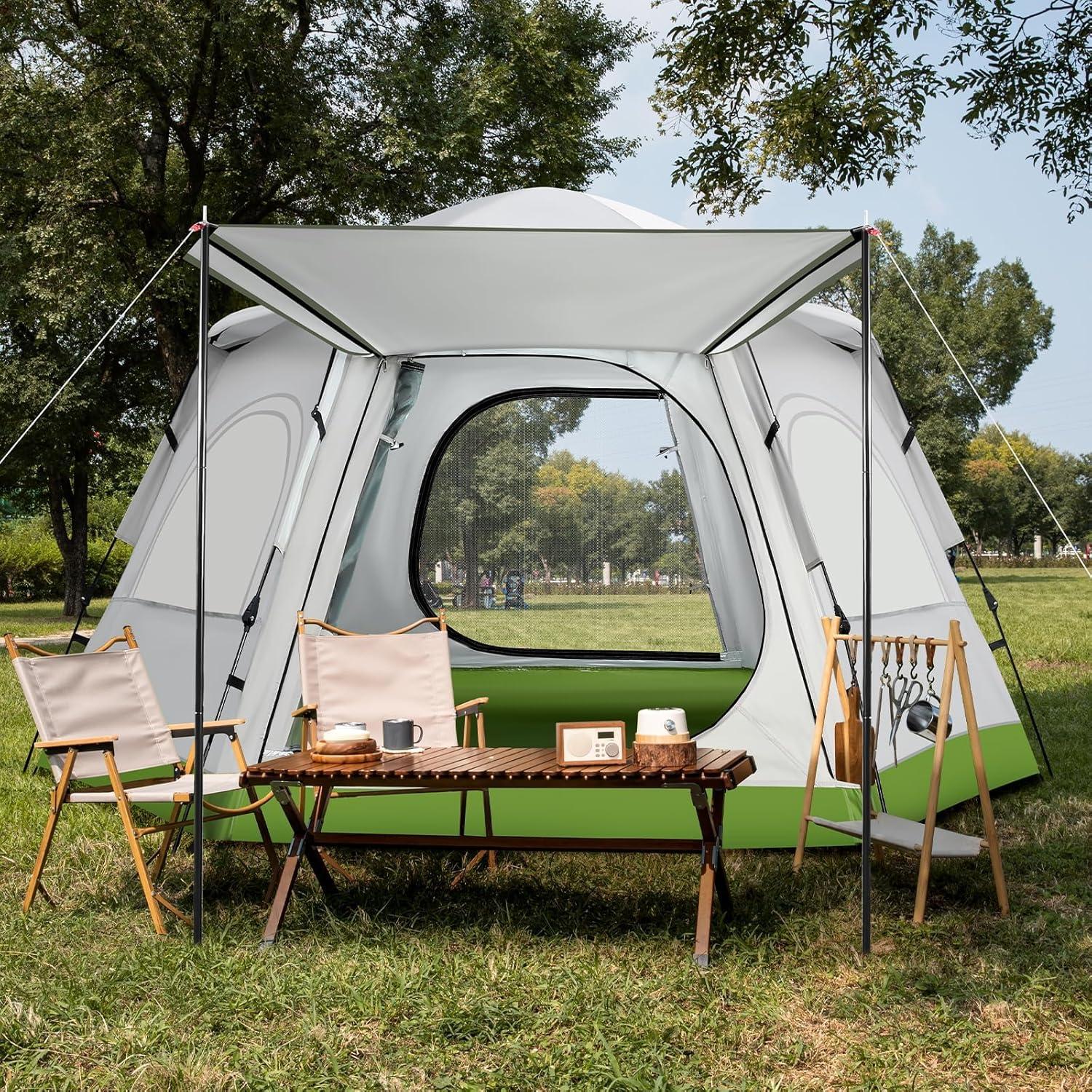 Carpa Familiar Fenbeli para 4 Personas Impermeable 280x240 cm