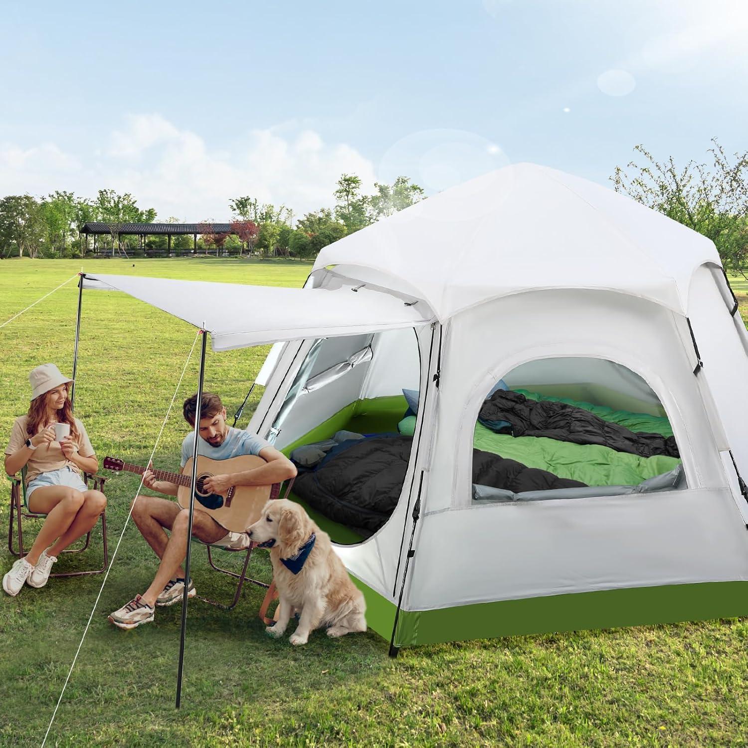 Carpa Familiar Fenbeli para 4 Personas Impermeable 280x240 cm
