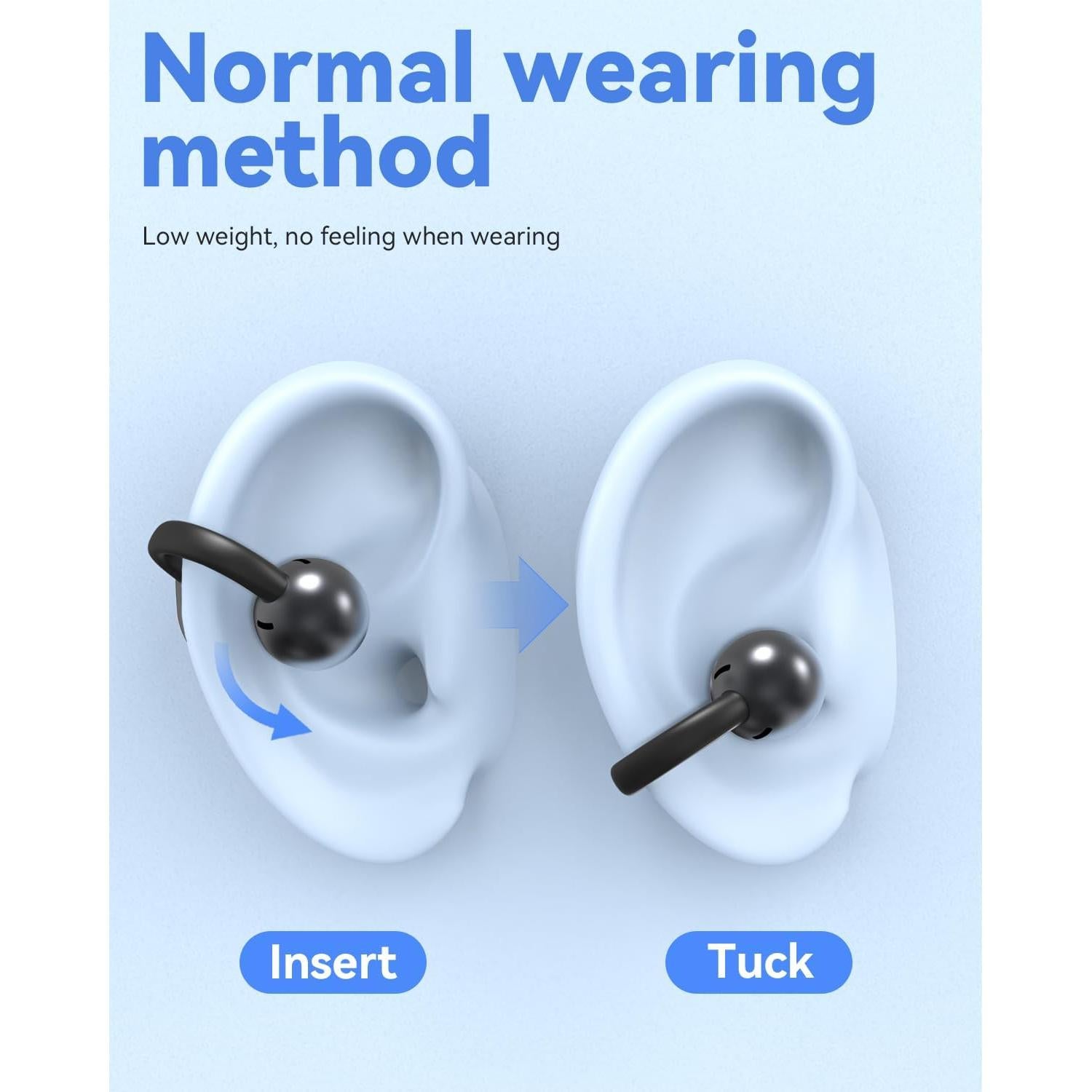 Auriculares Inalámbricos ANSTEN YJ79 - Bluetooth 5.4, 30H Batería