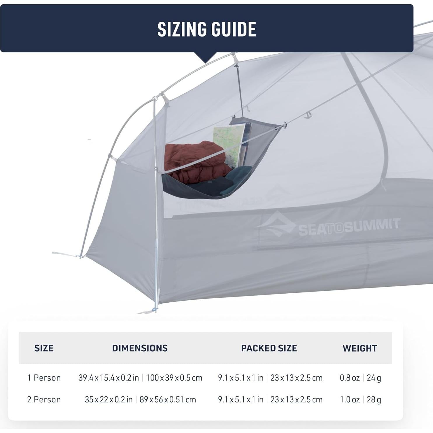 Loft de Almacenamiento Sea to Summit para Tienda 1 Persona