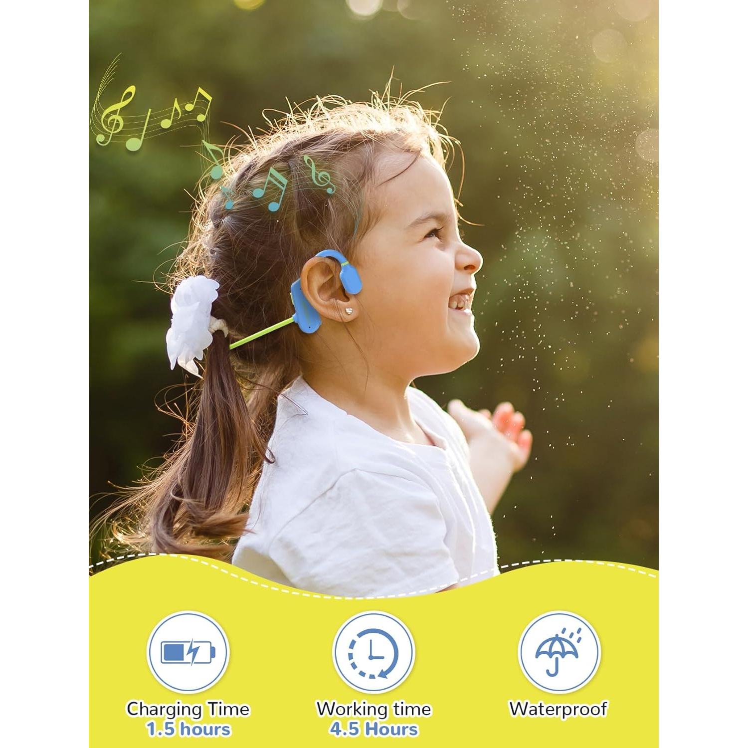 Auriculares Inalámbricos para Niños KASOGRY Conducción Aérea IPX5