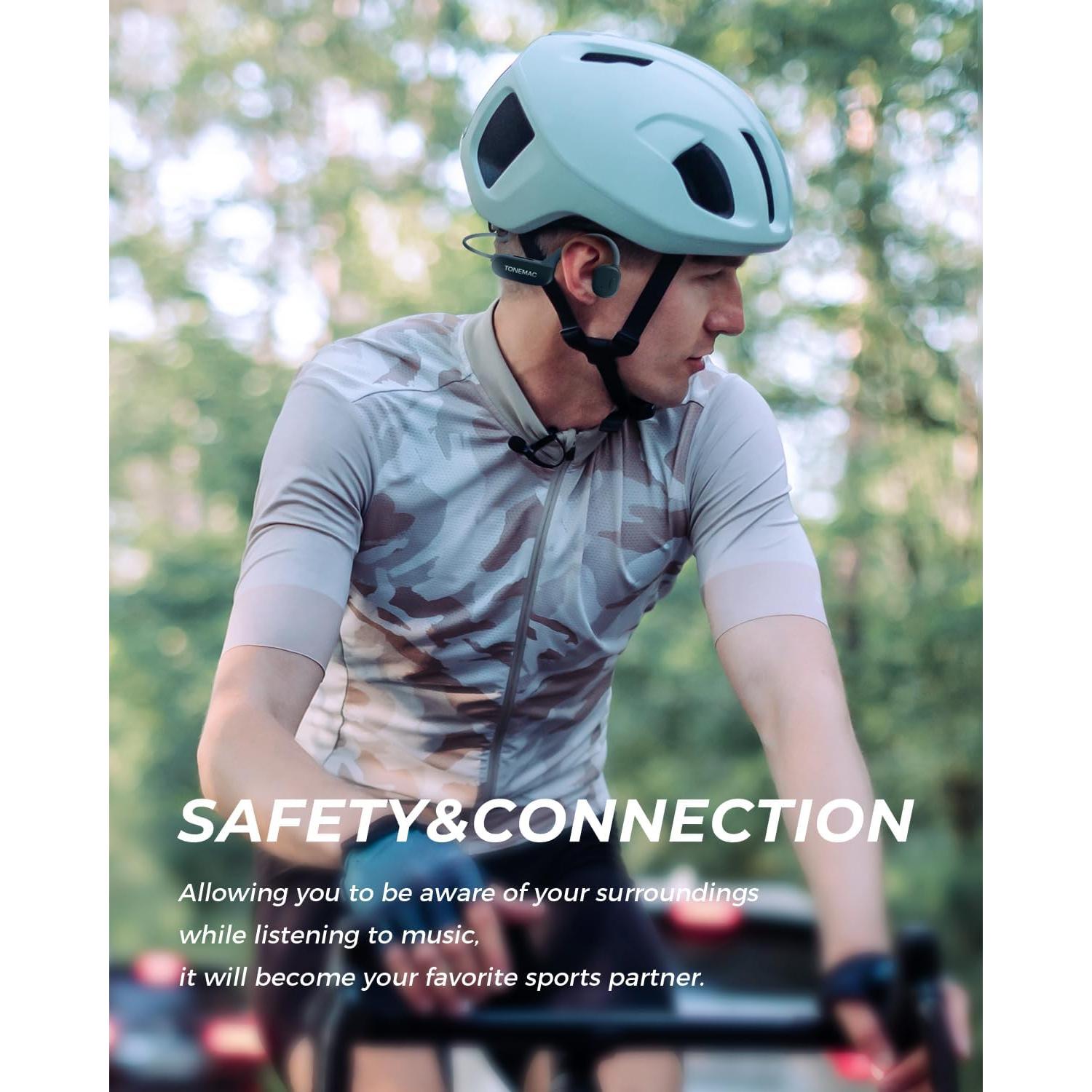 Auriculares Inalámbricos Bluetooth 5.3 TONEAMC K2 Conducción Ósea