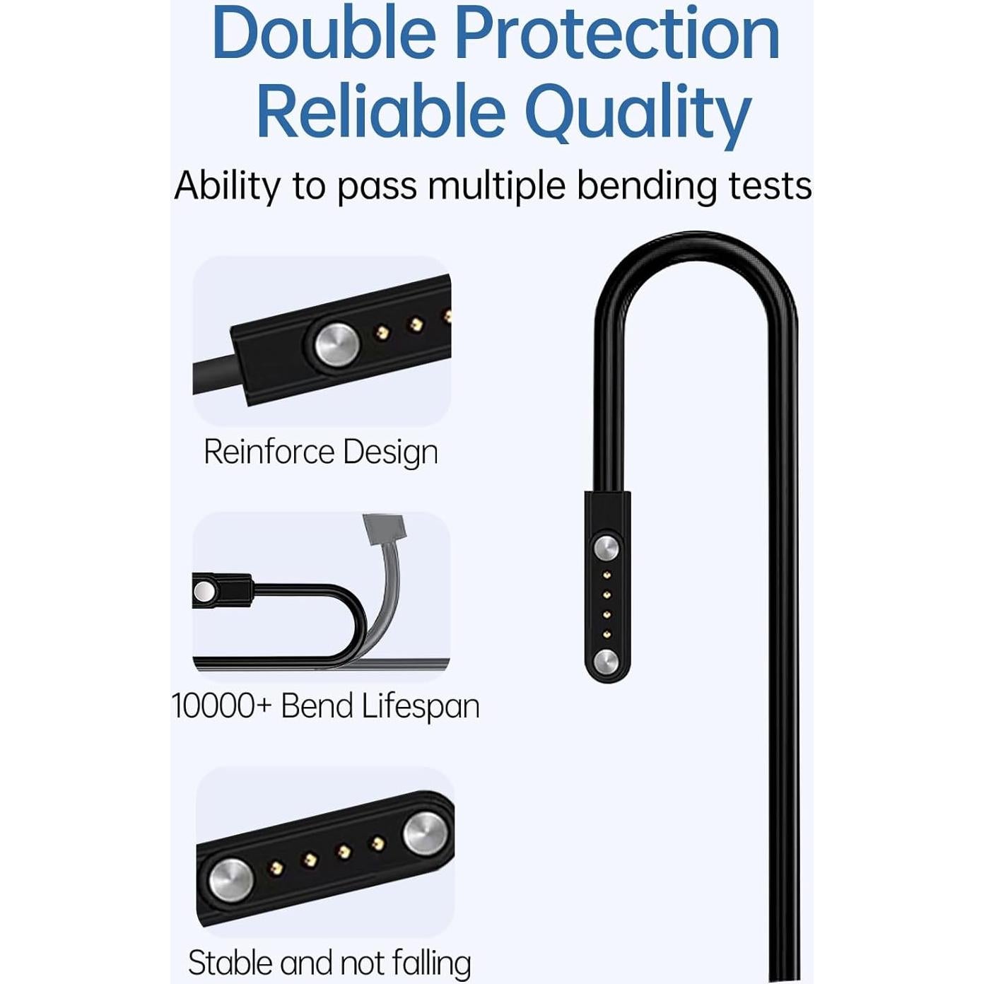 Cable de Carga Magnético USB NANK Runner Diver2 - Paquete de 2