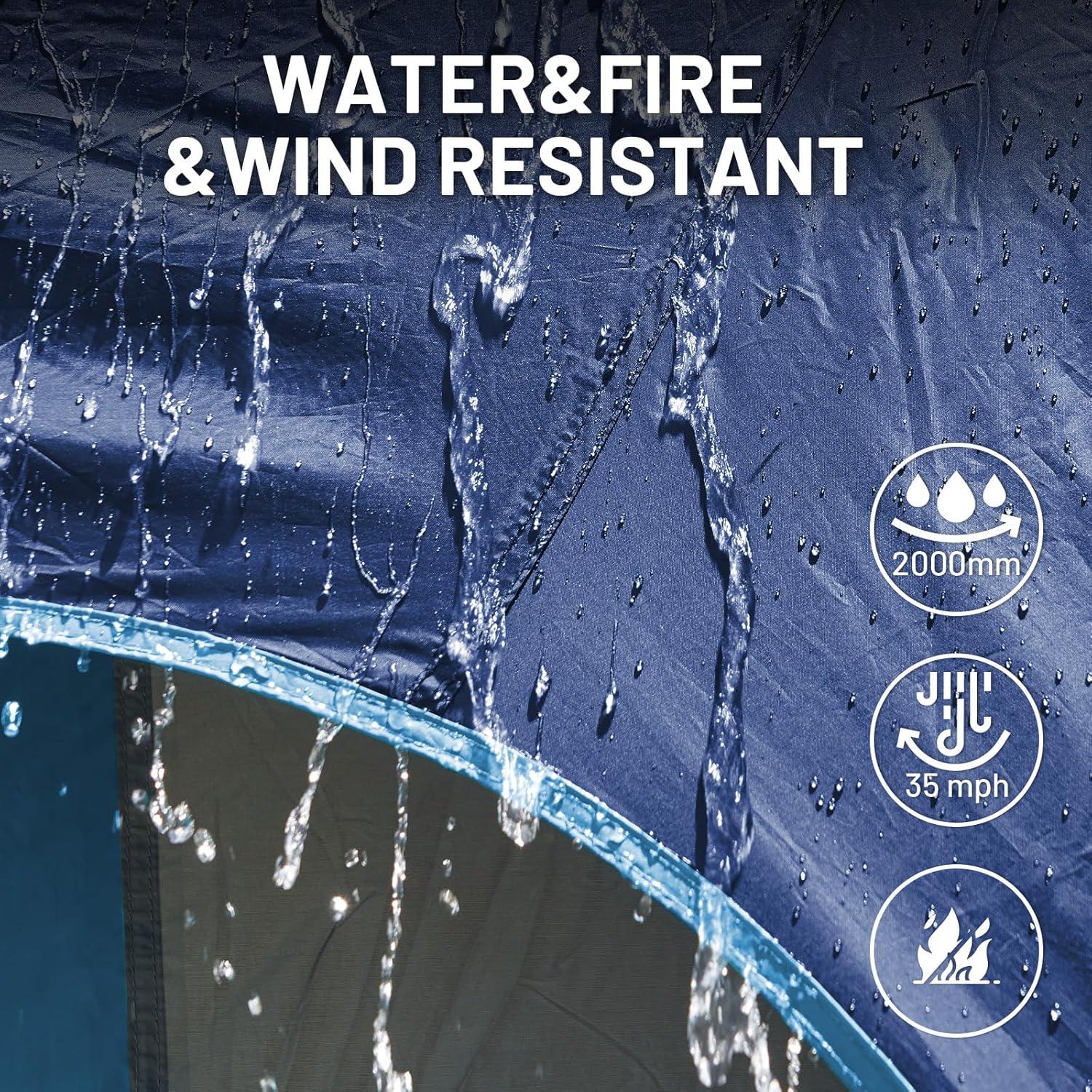 Tienda SUV Timber Ridge para 5-9 Personas, Impermeable y Portátil