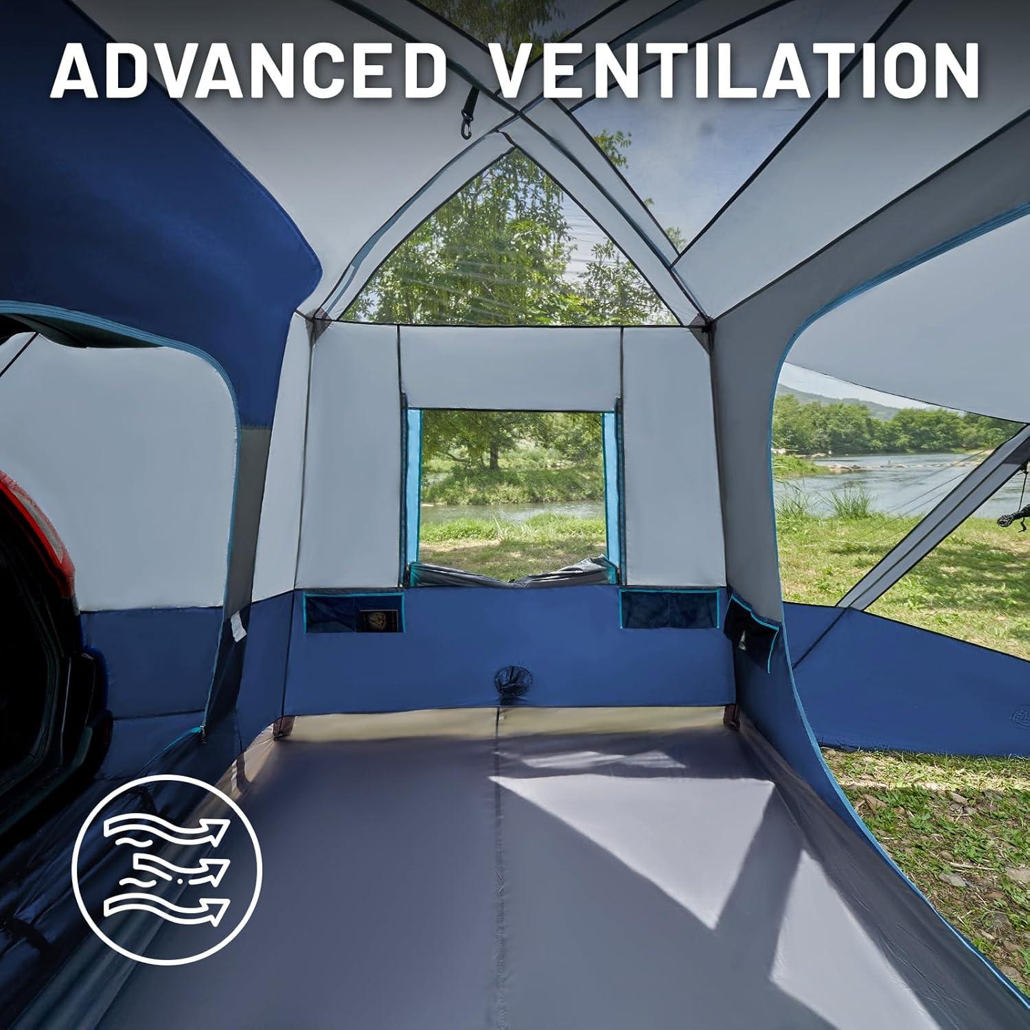 Tienda SUV Timber Ridge para 5-9 Personas, Impermeable y Portátil