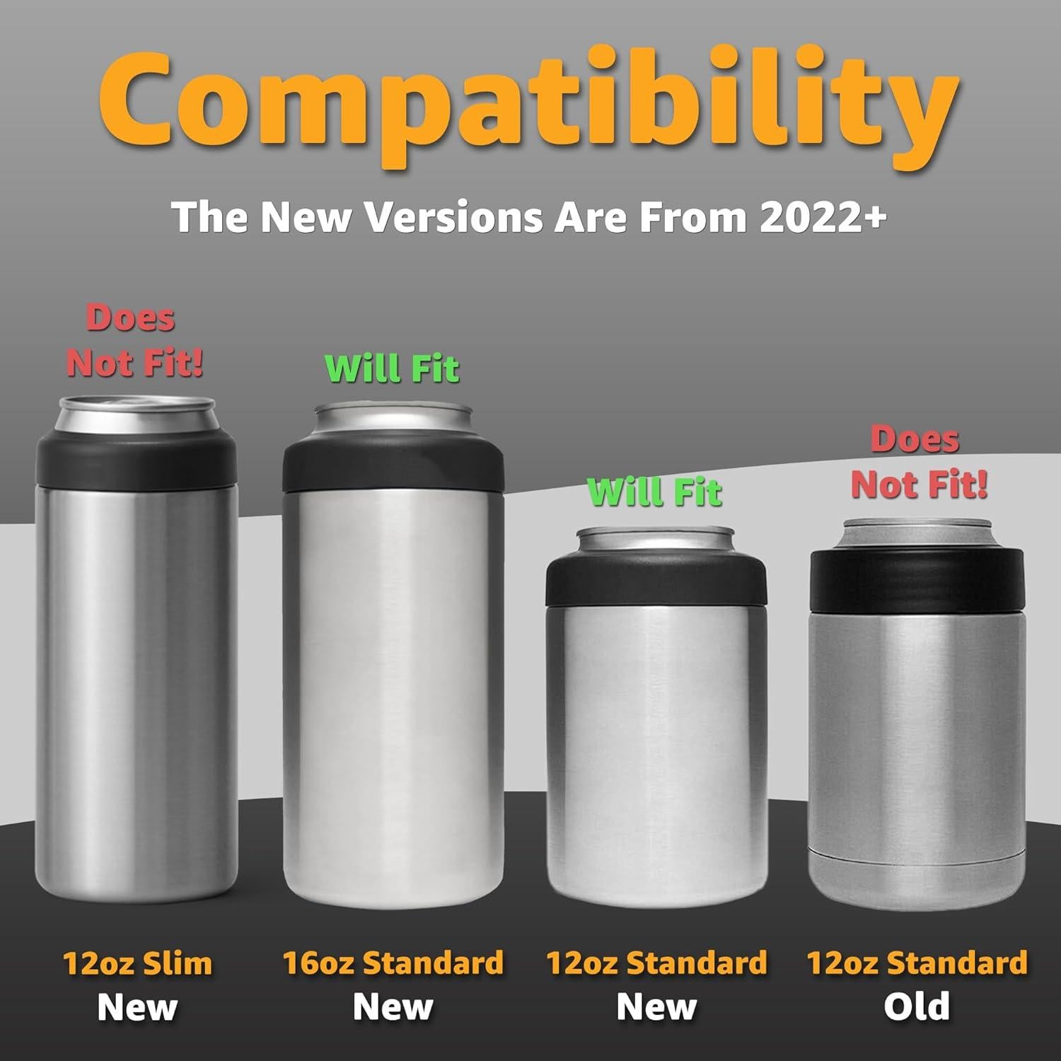 Tapa de Reemplazo Jmoe USA para Yeti Colster - Duradera y Antideslizante