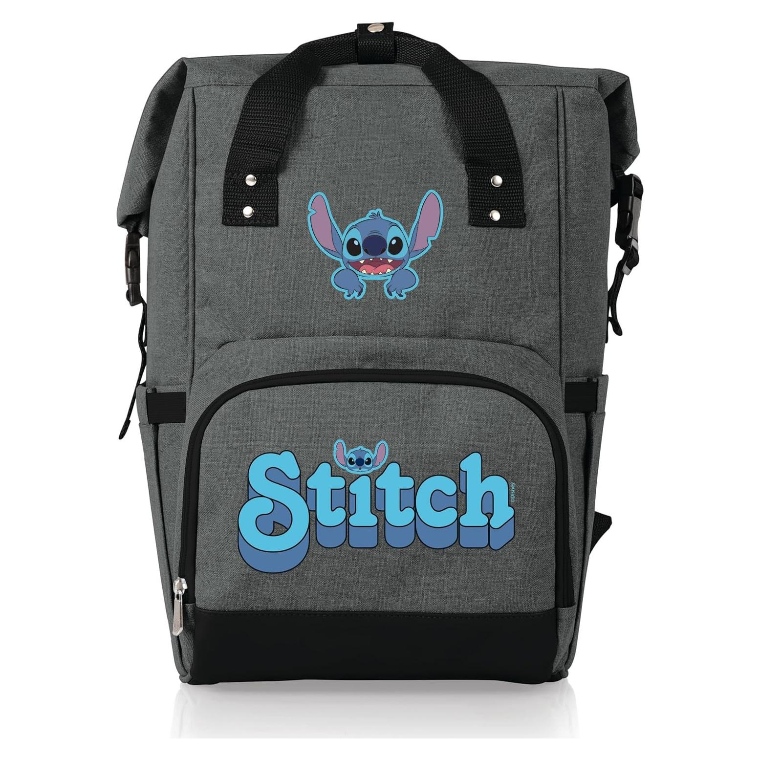 Mochila Térmica Roll-Top Disney Lilo & Stitch 42 latas Gris