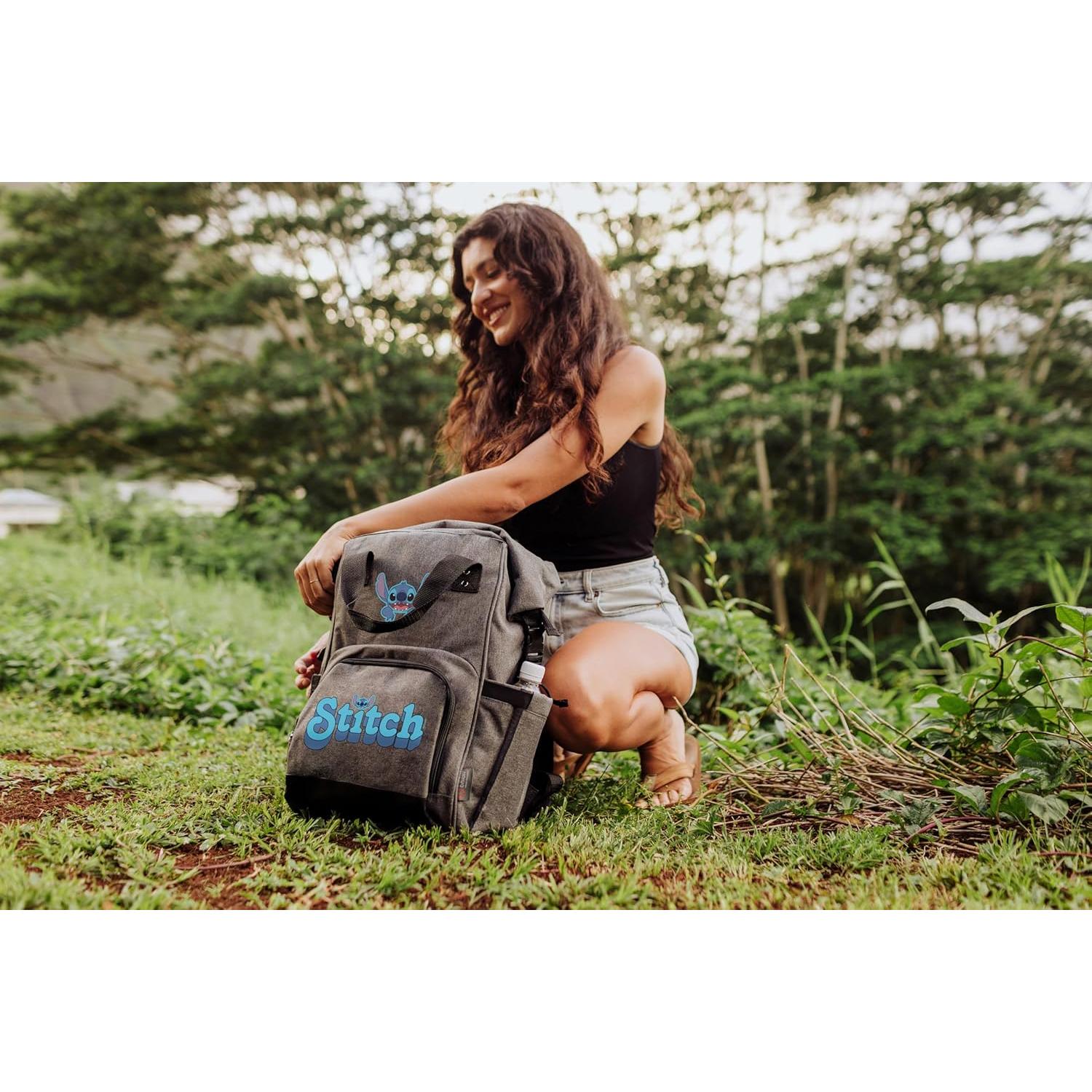 Mochila Térmica Roll-Top Disney Lilo & Stitch 42 latas Gris