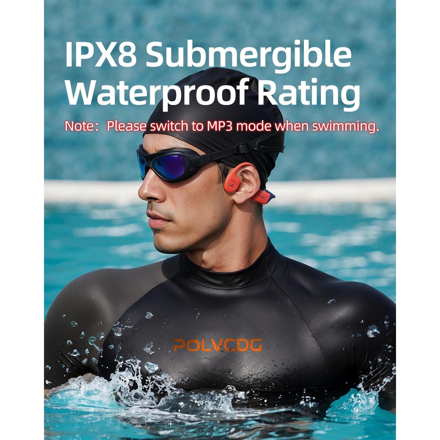 Auriculares Inalámbricos POLVCDG Conducción Ósea IPX8 32GB