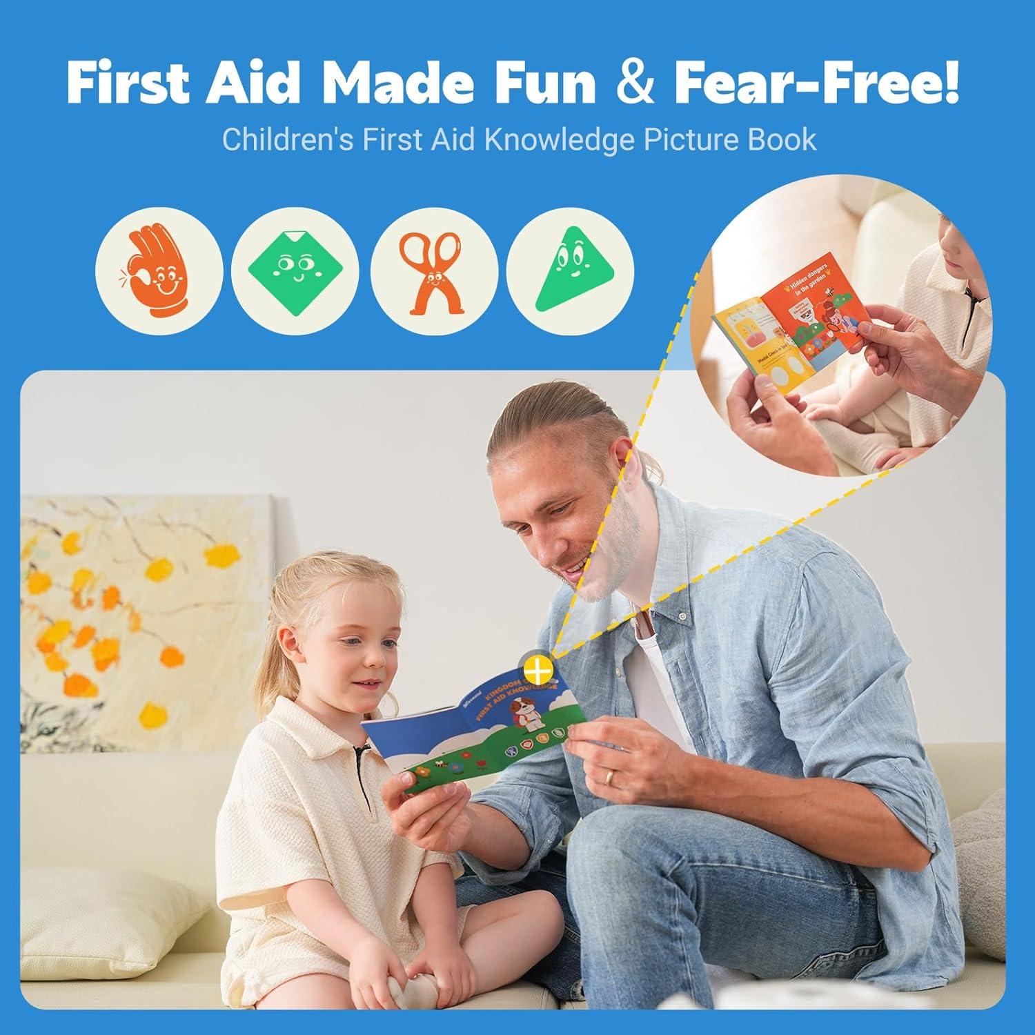 Kit de Primeros Auxilios StBernard para Niños y Adultos 150 Piezas