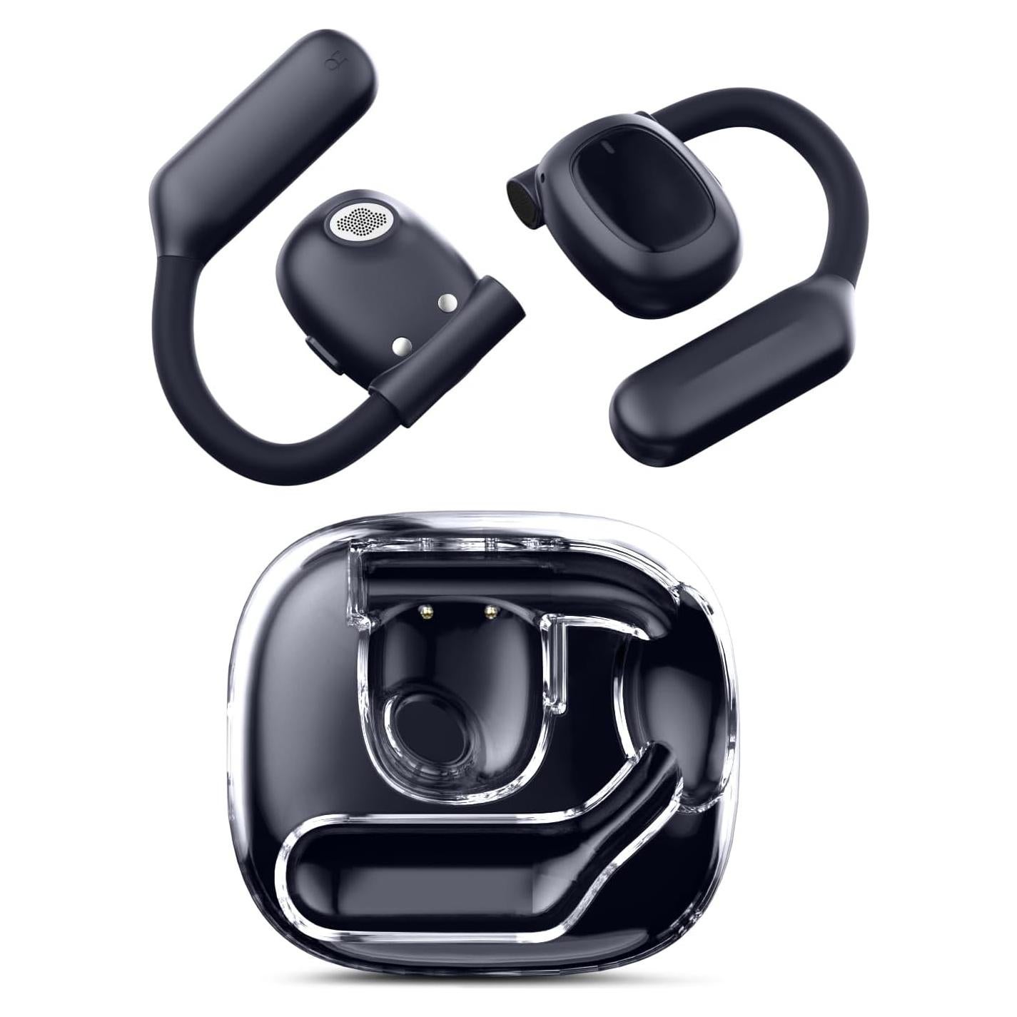 Auriculares Inalámbricos Neoqoqo OWS Bluetooth 5.4 80H Negro