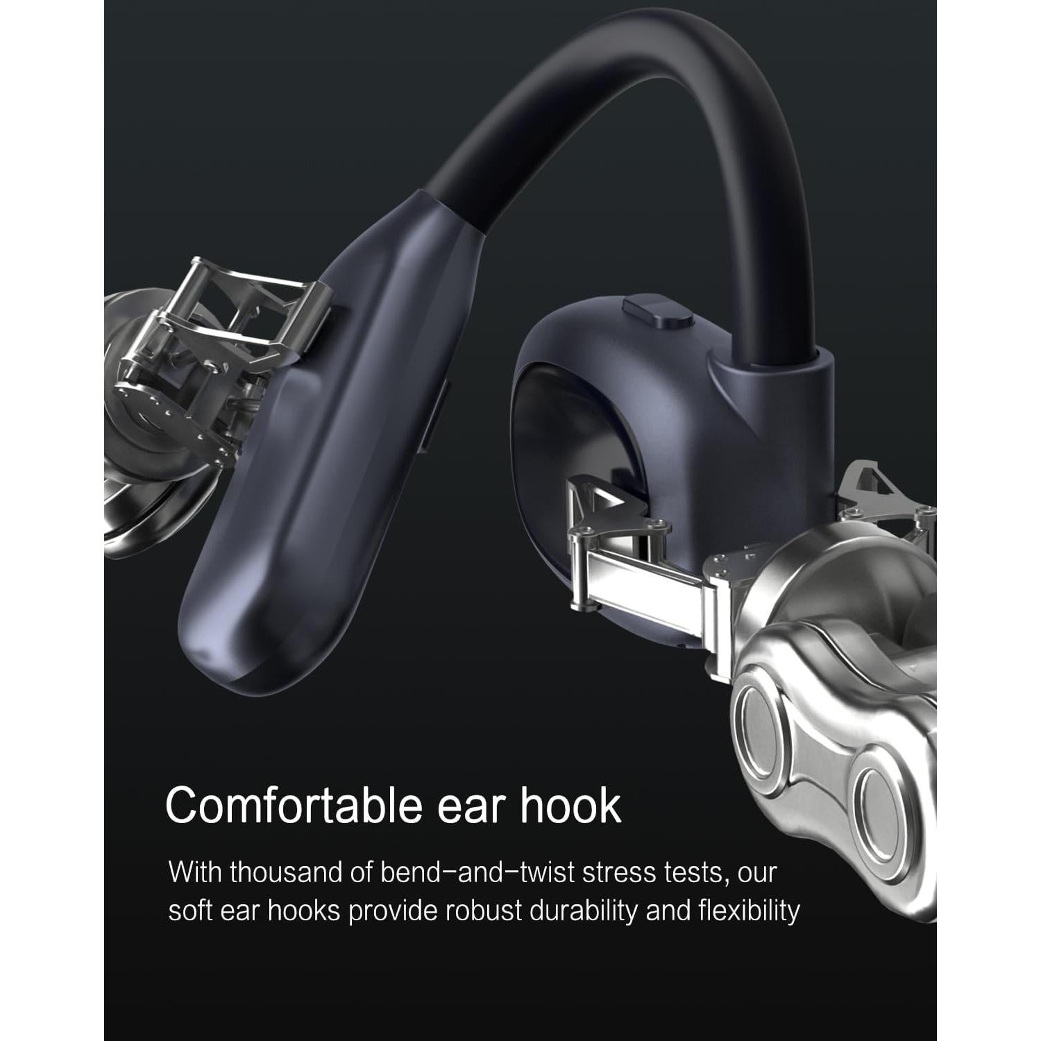 Auriculares Inalámbricos Neoqoqo OWS Bluetooth 5.4 80H Negro