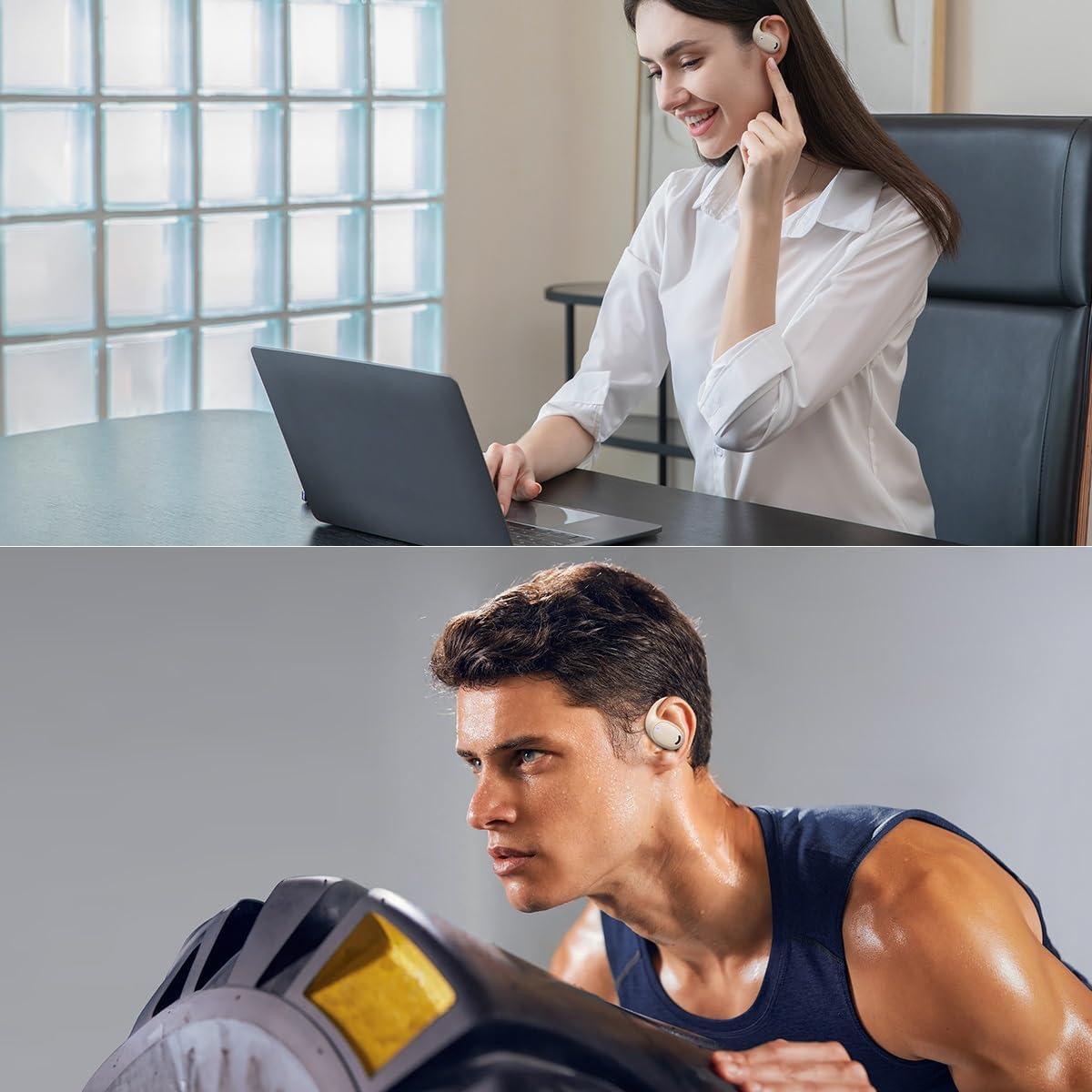 Auriculares Bluetooth ABCDONG M56 Inalámbricos 30h Batería