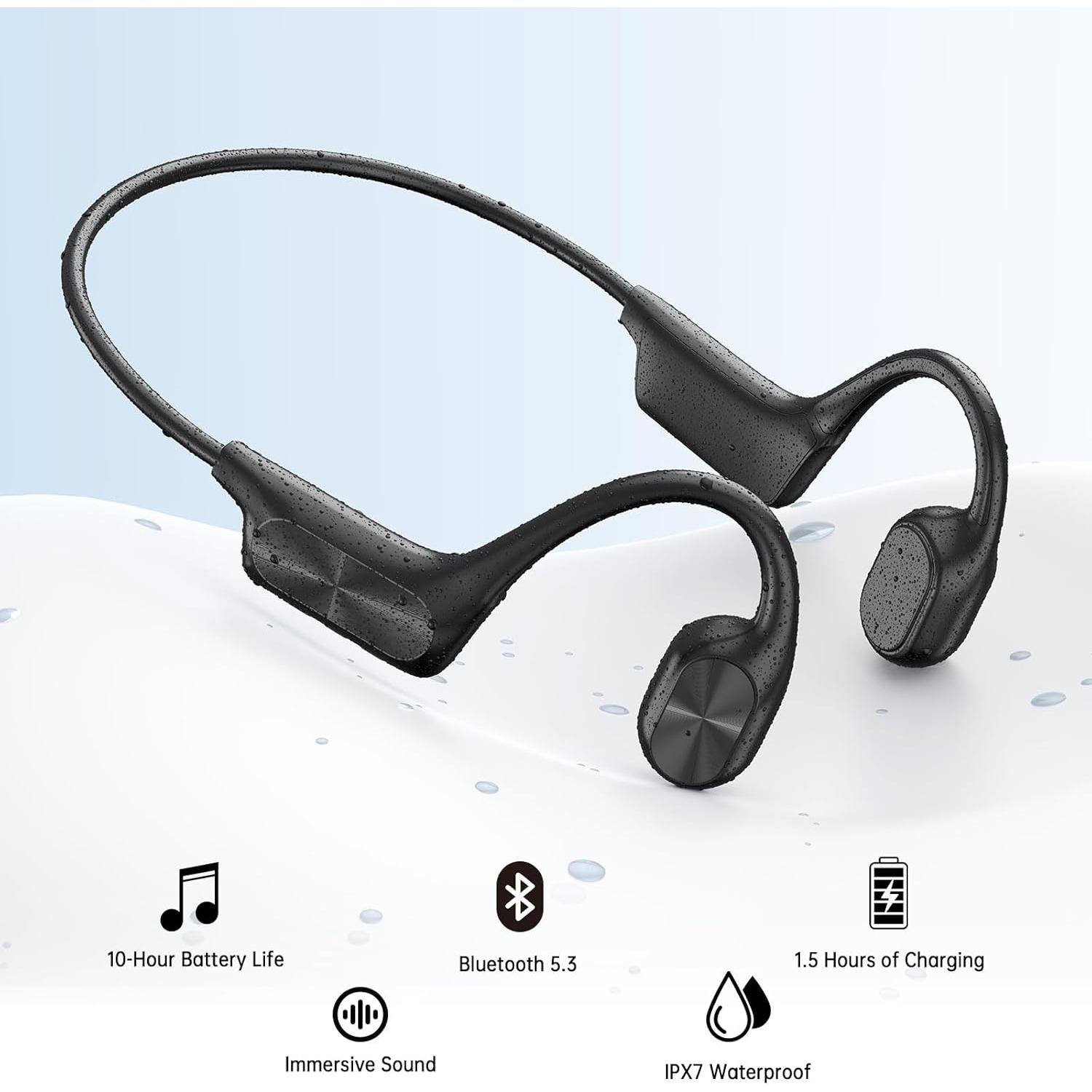 Auriculares de Conducción Ósea PENAOVER B51SPRO 64GB Bluetooth 5.3