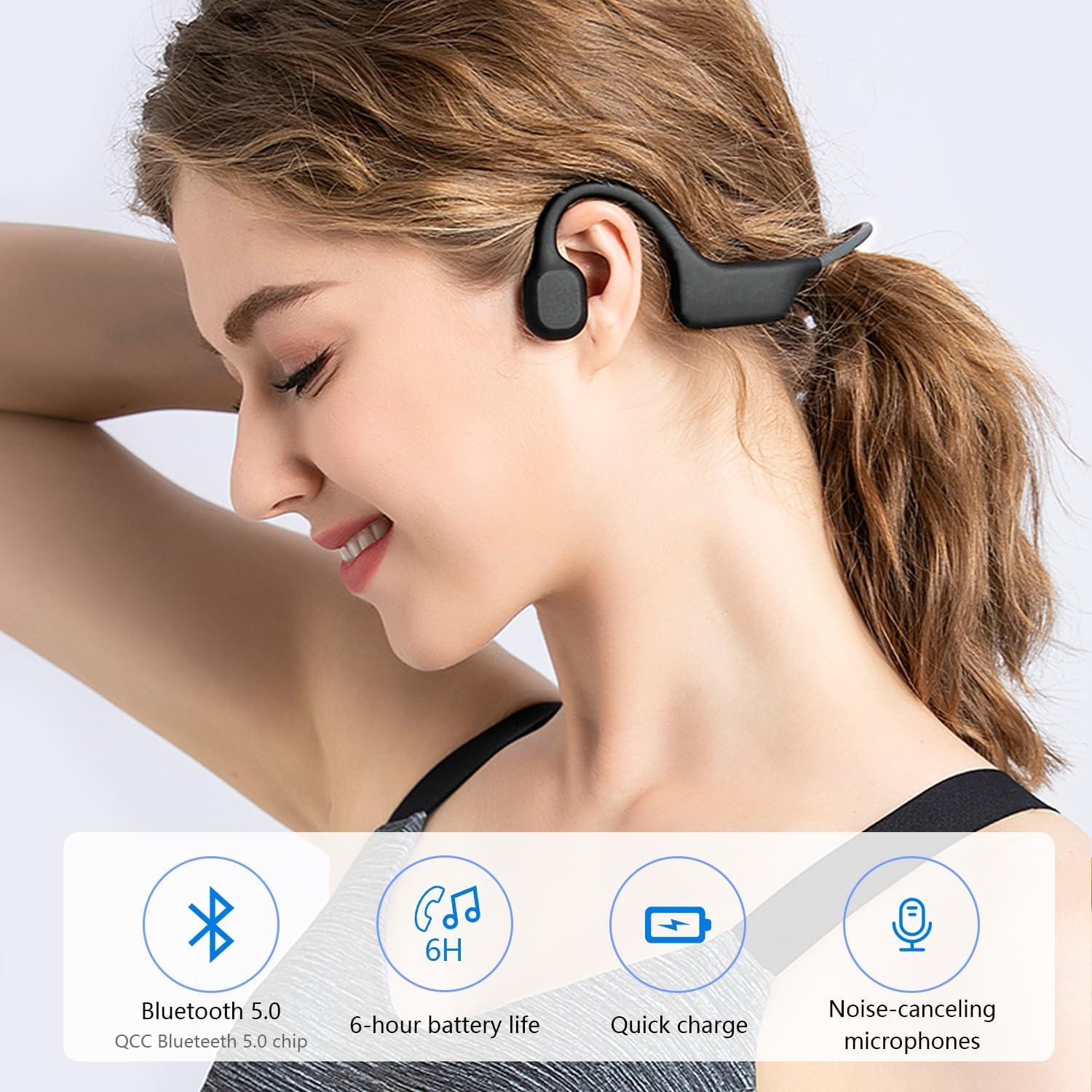 Auriculares Inalámbricos Bluetooth 5.3 Peiruika PG-08 IPX7
