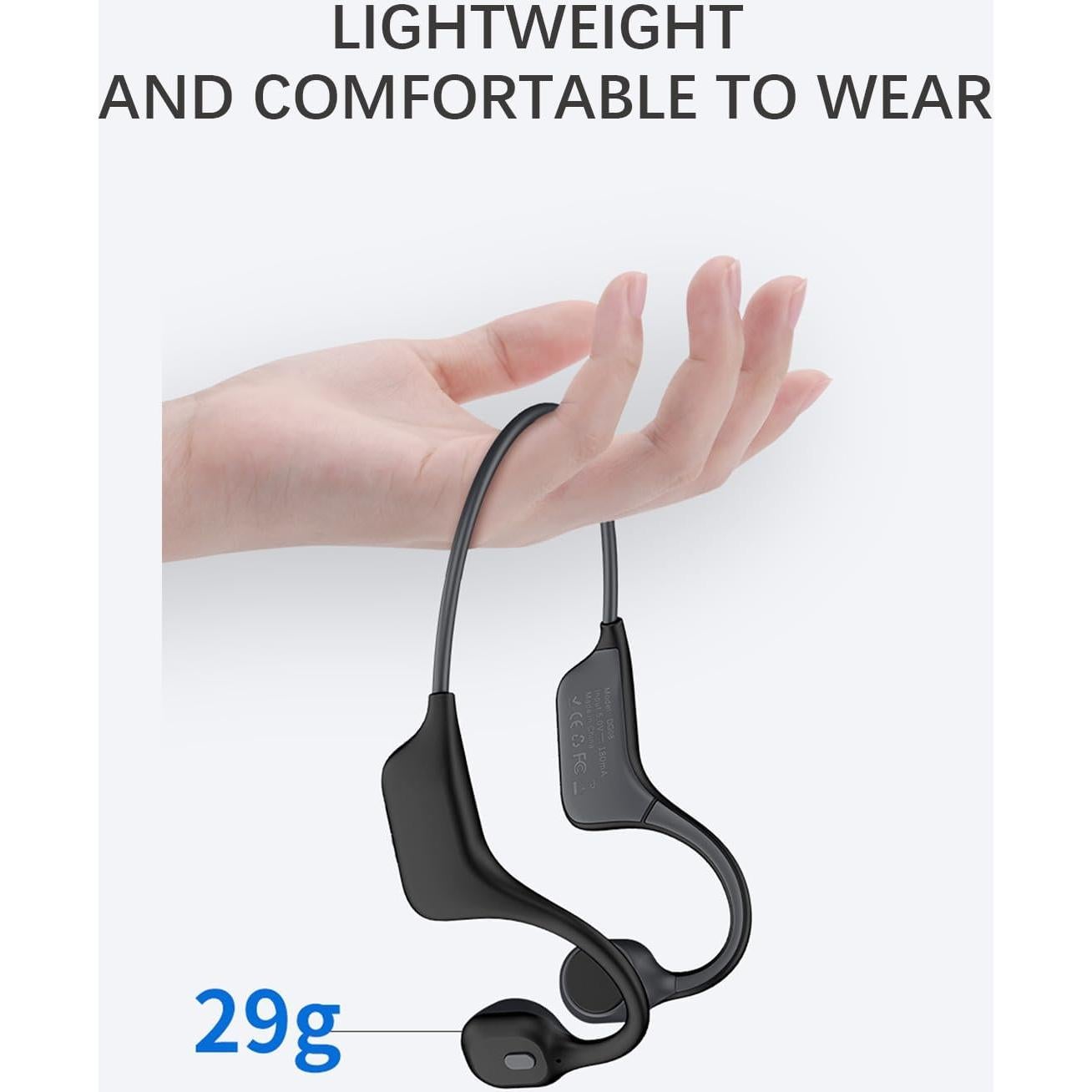 Auriculares Inalámbricos Bluetooth 5.3 Peiruika PG-08 IPX7