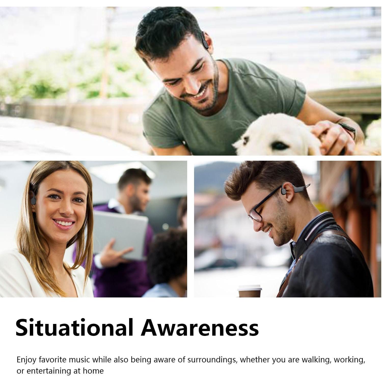 Auriculares Inalámbricos Bluetooth 5.3 Peiruika PG-08 IPX7