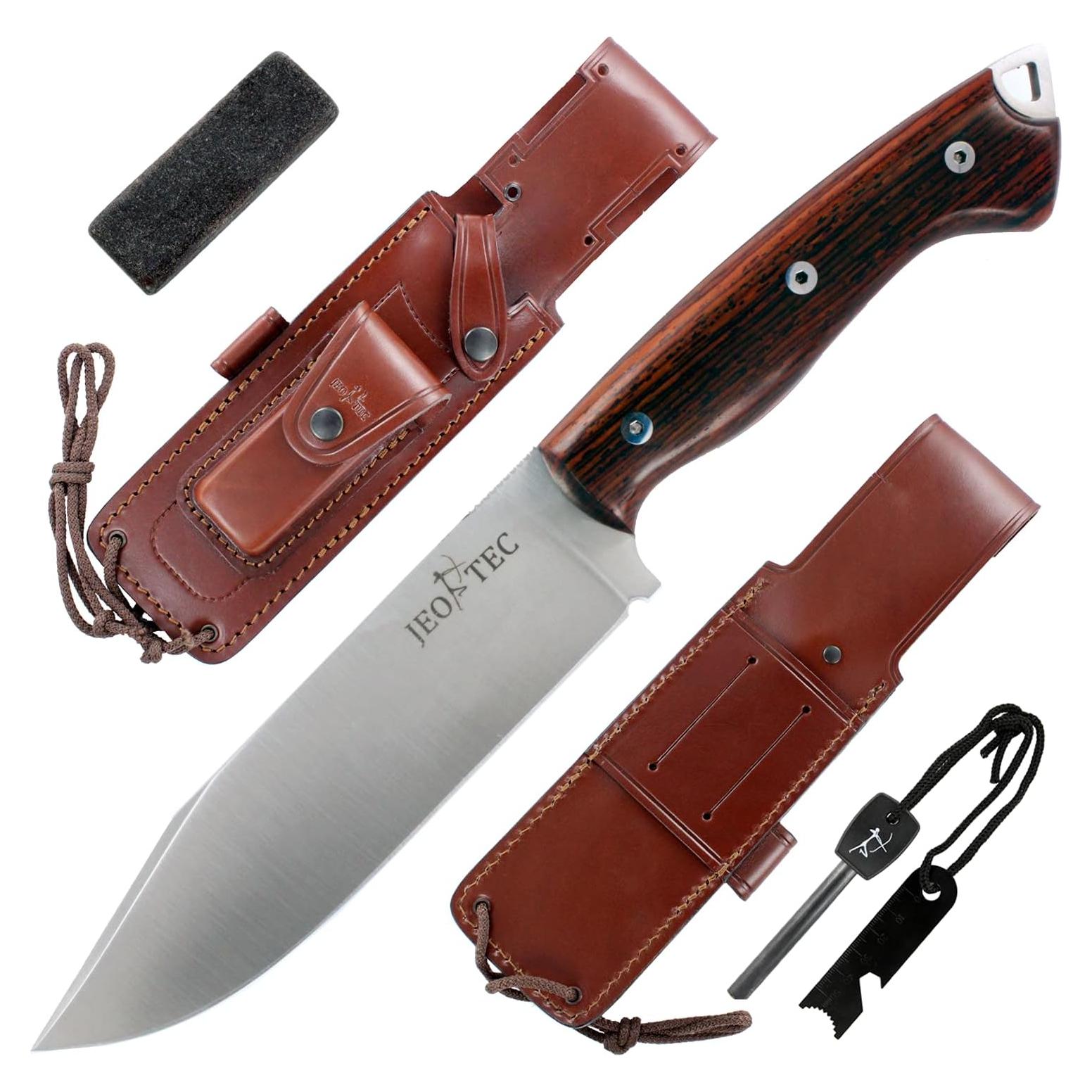 Cuchillo Bowie JEO-TEC N°37 Full Tang Cocobolo 12"