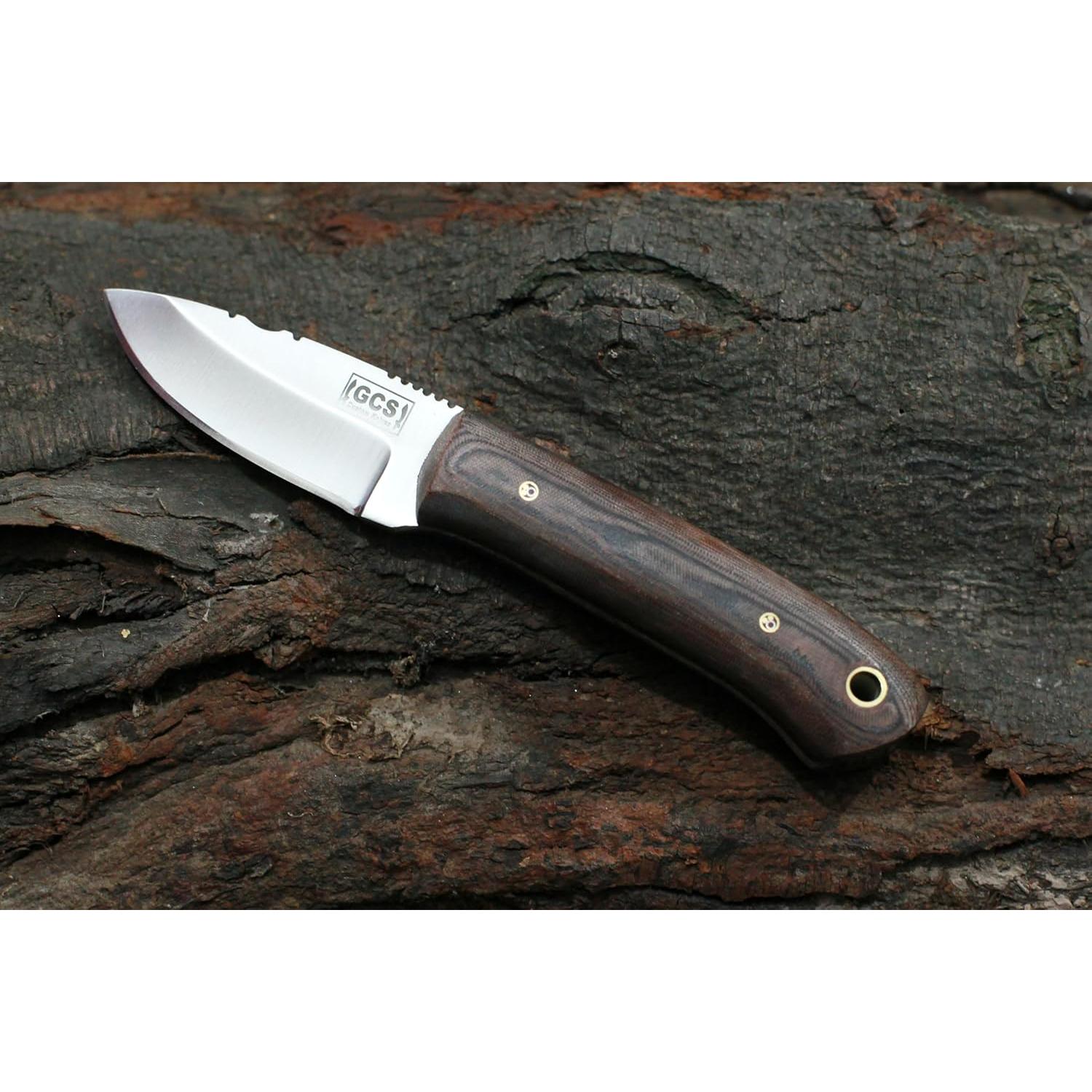 Cuchillo de Supervivencia GCS 264 de Acero D2 Hecho a Mano
