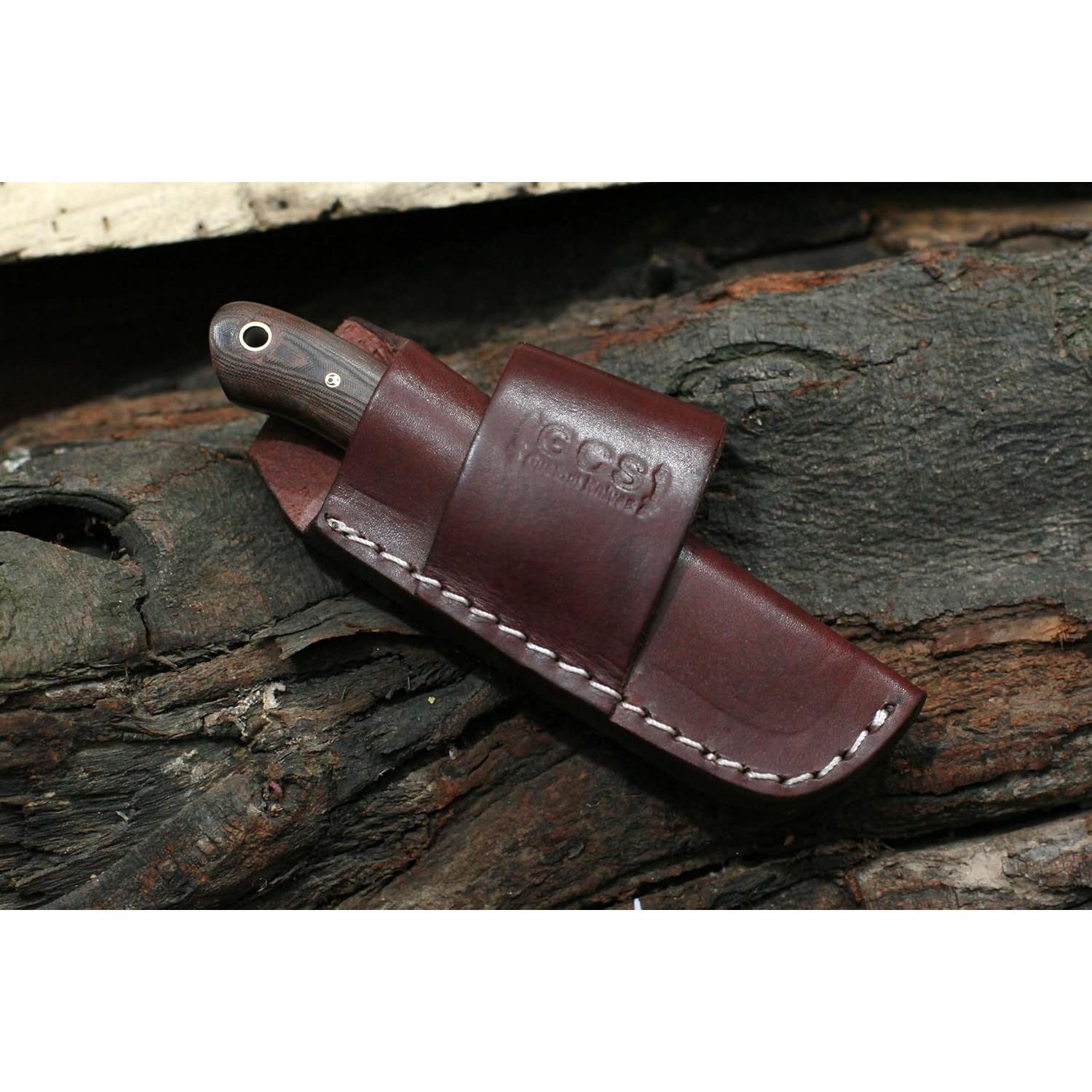 Cuchillo de Supervivencia GCS 264 de Acero D2 Hecho a Mano