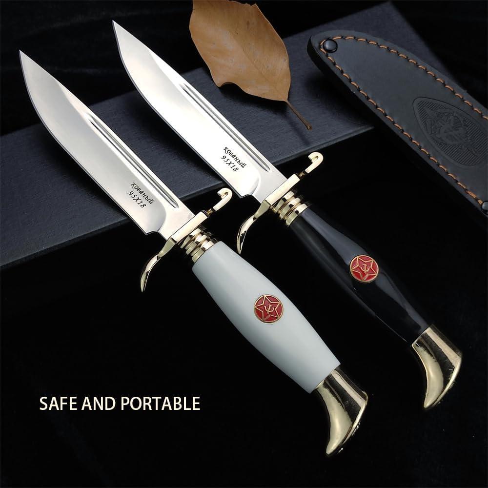 Cuchillo de Cuchilla Fija Goshawk Finka-NKVD KGB 264mm