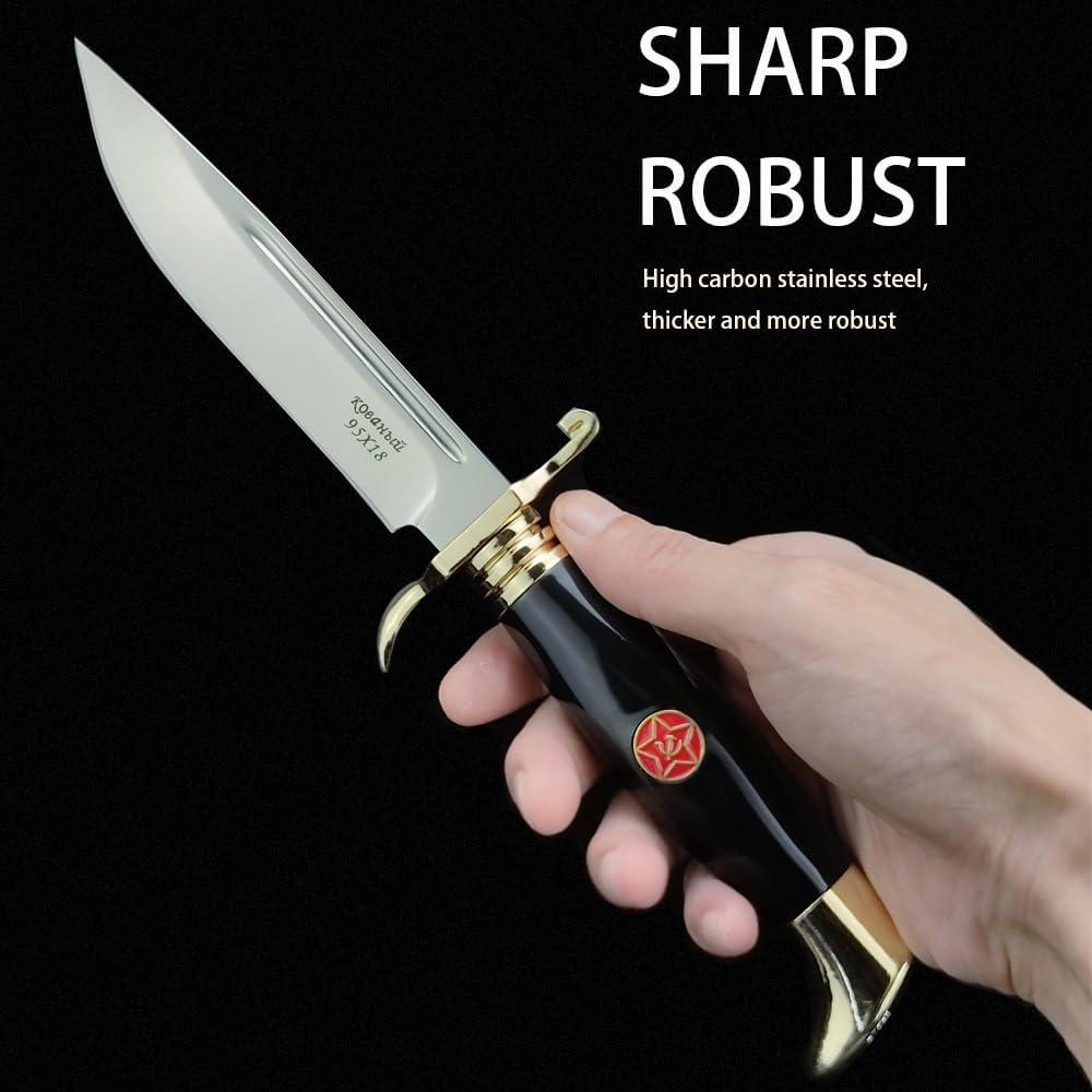 Cuchillo de Cuchilla Fija Goshawk Finka-NKVD KGB 264mm