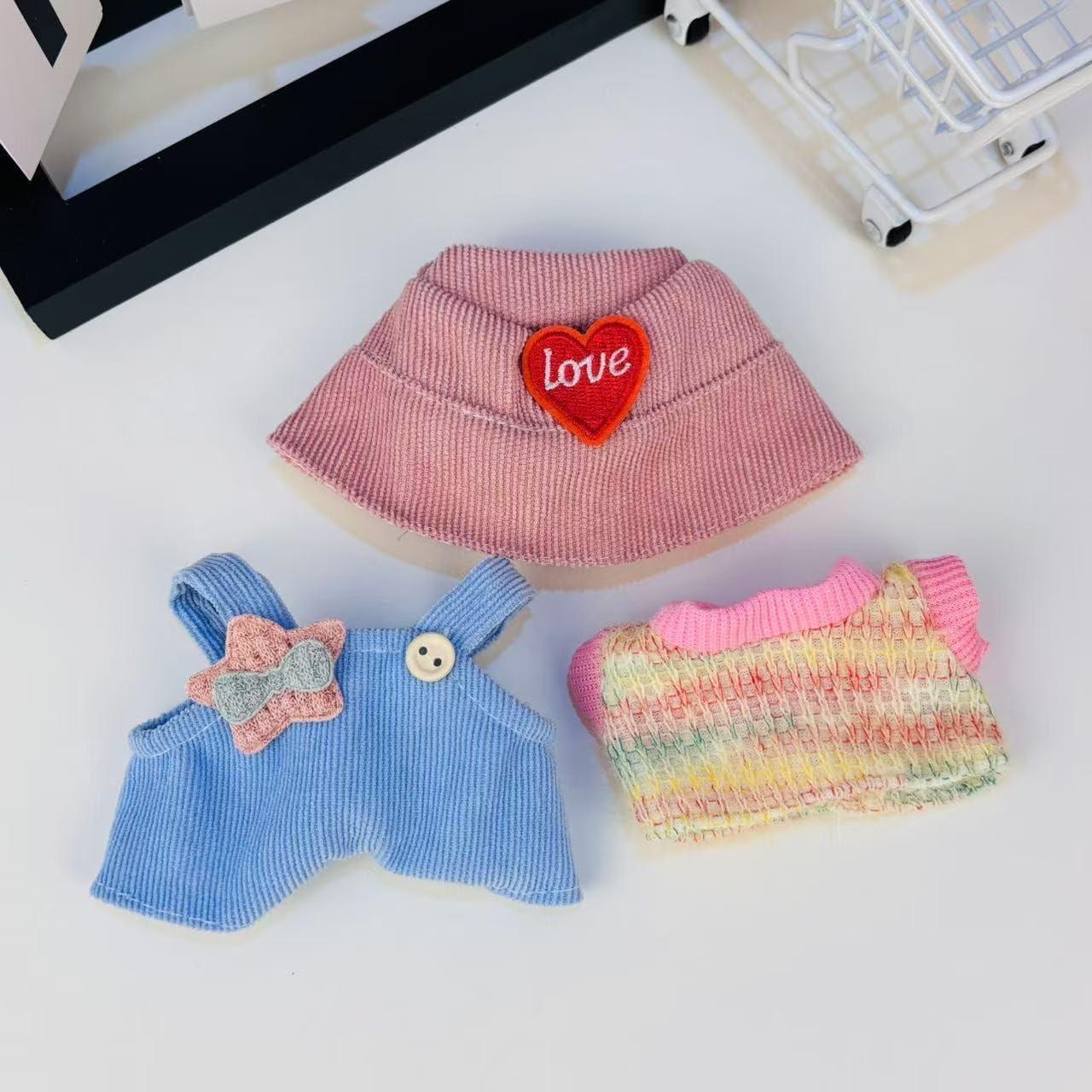 Conjunto de Ropa para Muñecas de 17cm TABKER - 3 Piezas