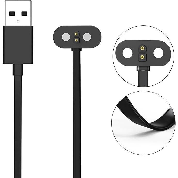 Paquete de 2 Cables de Carga Magnéticos Xinya 60 cm para Auriculares