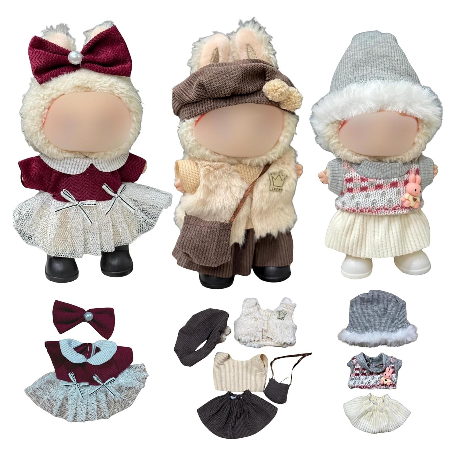 3 Conjuntos de Ropa para Muñecas 15-17 cm - Path Gaming