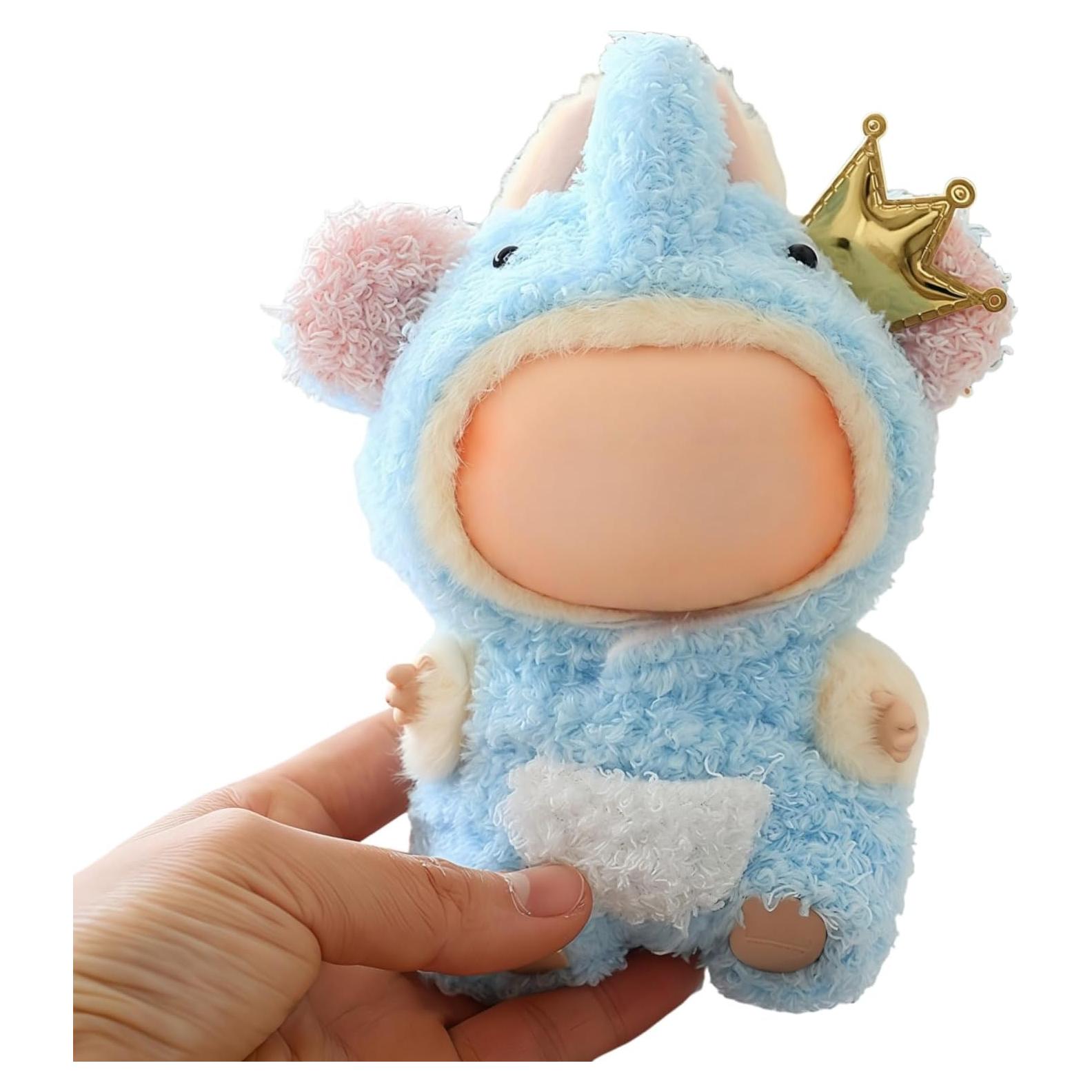 Conjunto de Ropa para Muñecas 17cm Xinbalove Elefante Azul