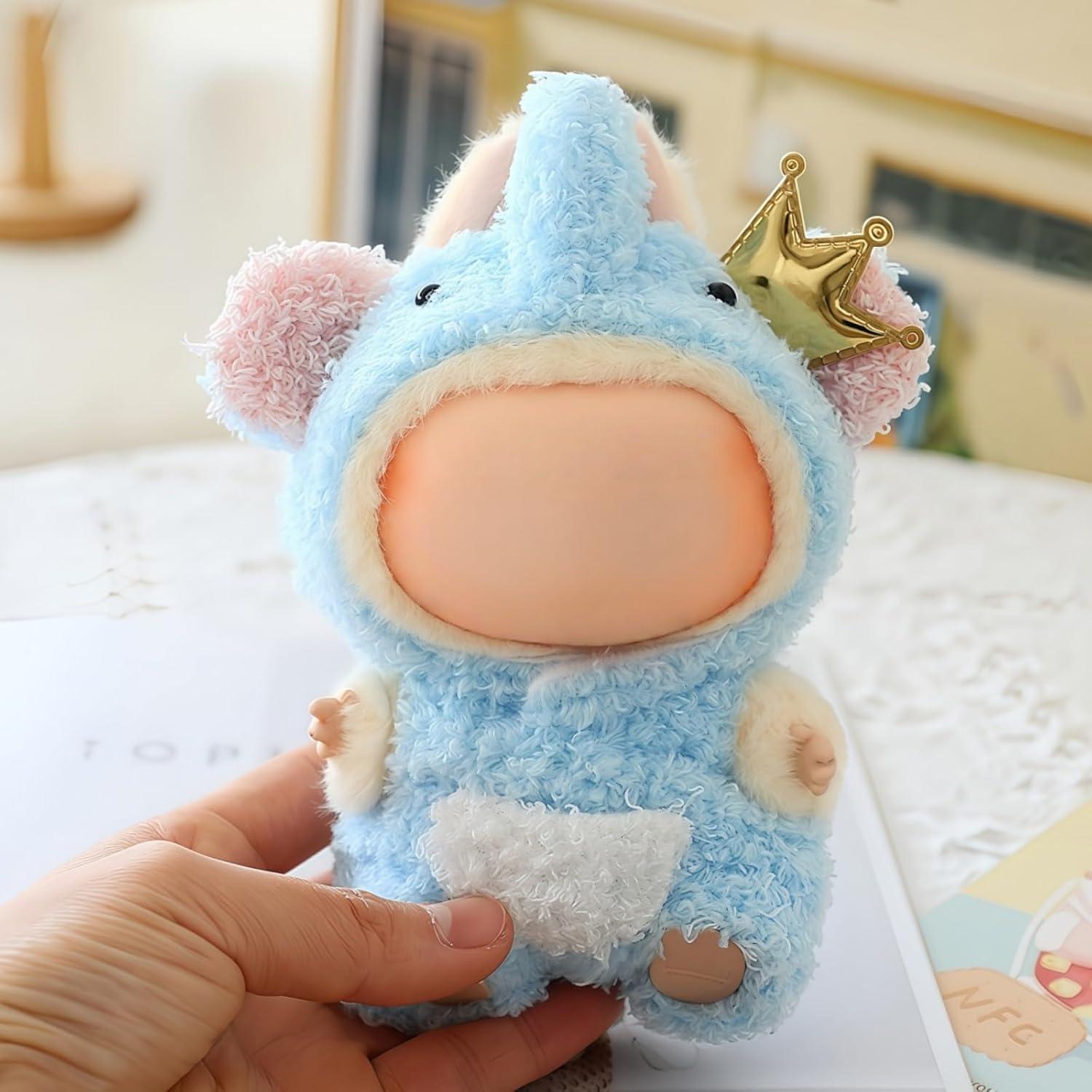 Conjunto de Ropa para Muñecas 17cm Xinbalove Elefante Azul